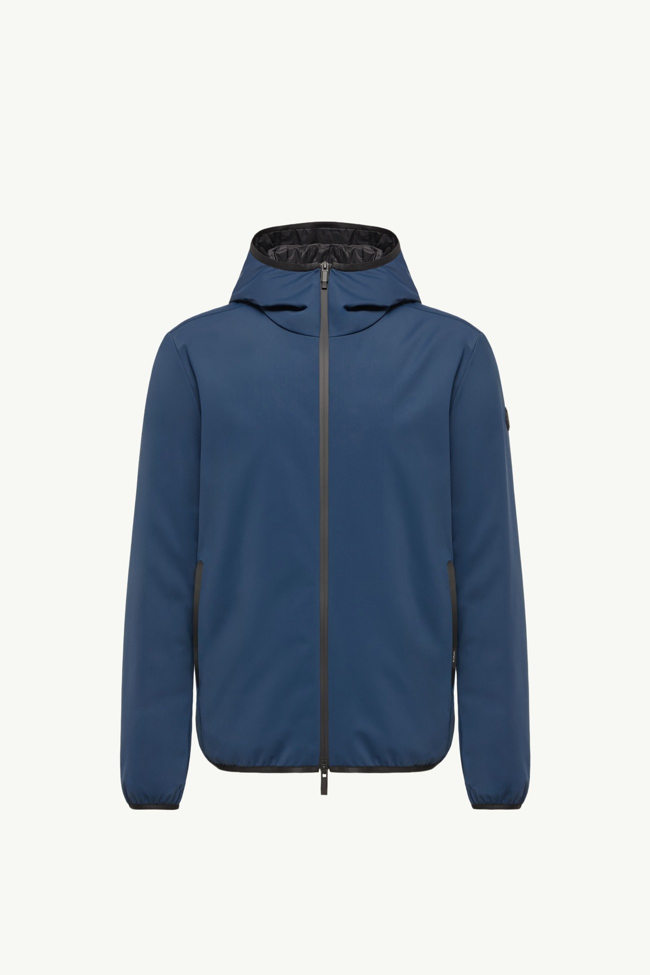 Ciampolin Hooded Down Jacket Men Navy Blue Moncler 2