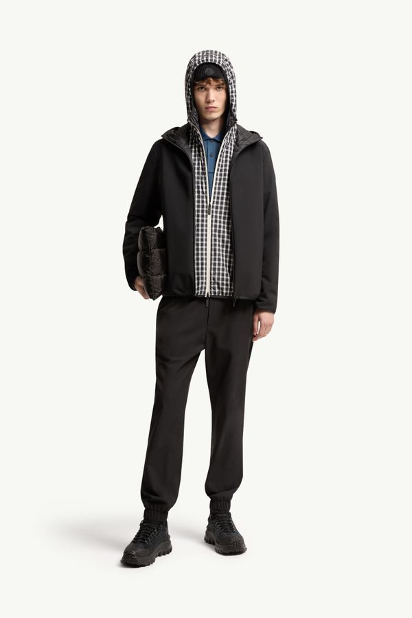Piumino Ciampolin con cappuccio Uomo Nero Moncler 0