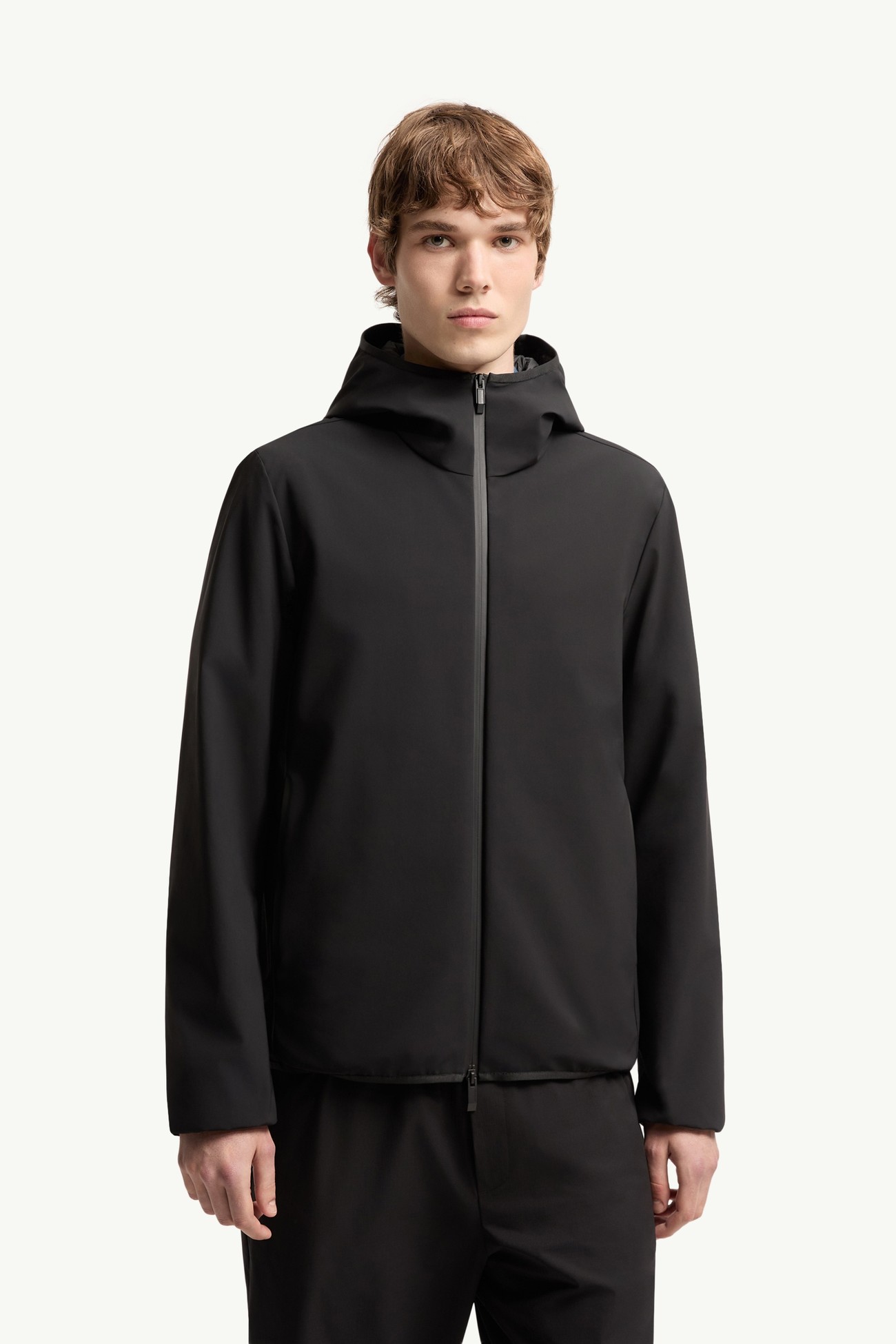 Ciampolin Hooded Down Jacket Men Black Moncler 3