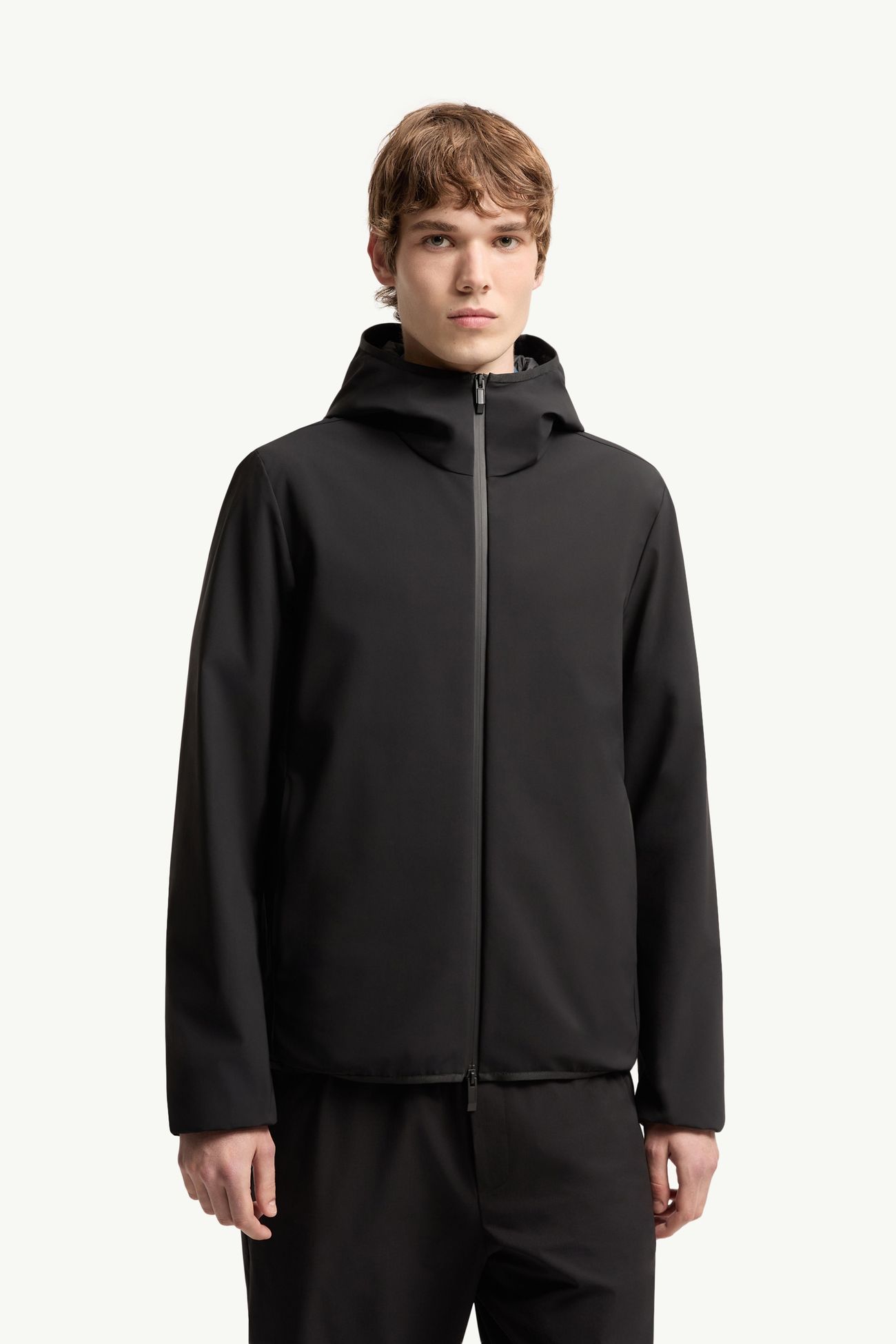 Ciampolin連帽羽絨外套 男士 黑色 Moncler 3