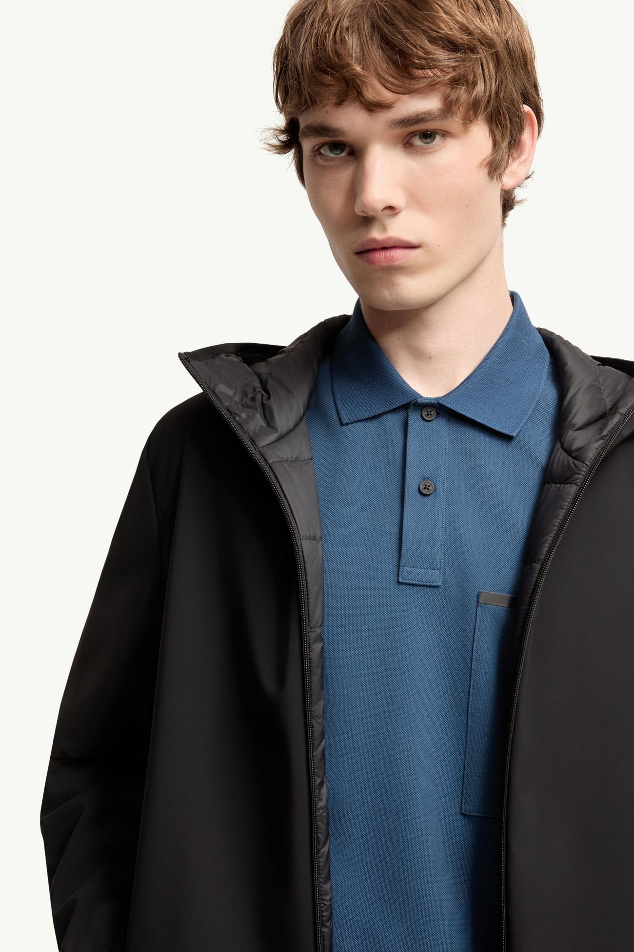 Ciampolin ダウンジャケット メンズ ブラック Moncler 5