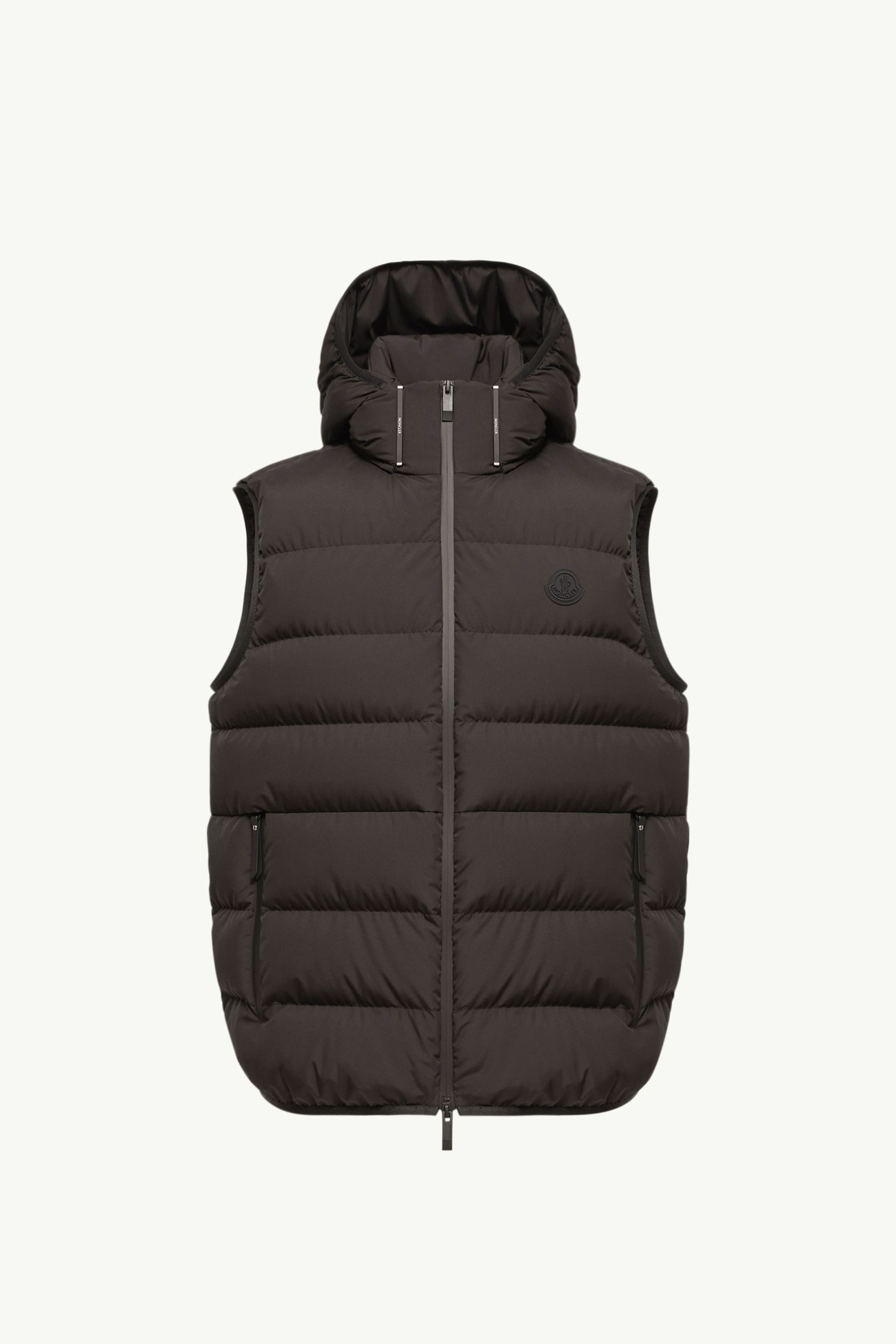 Arinella Hooded Down Gilet Men Black Moncler 2