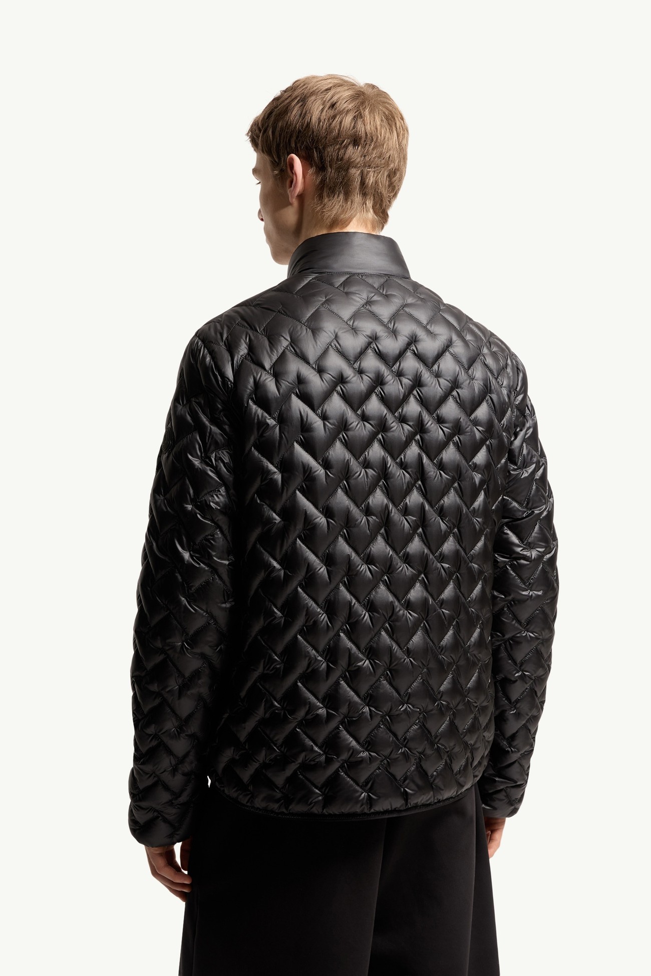Gamma可收納式短身羽絨外套 男士 黑色 Moncler 4