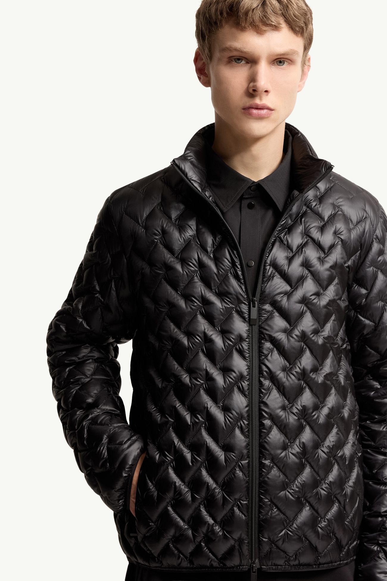 Piumino ripiegabile Gamma Uomo Nero Moncler 5
