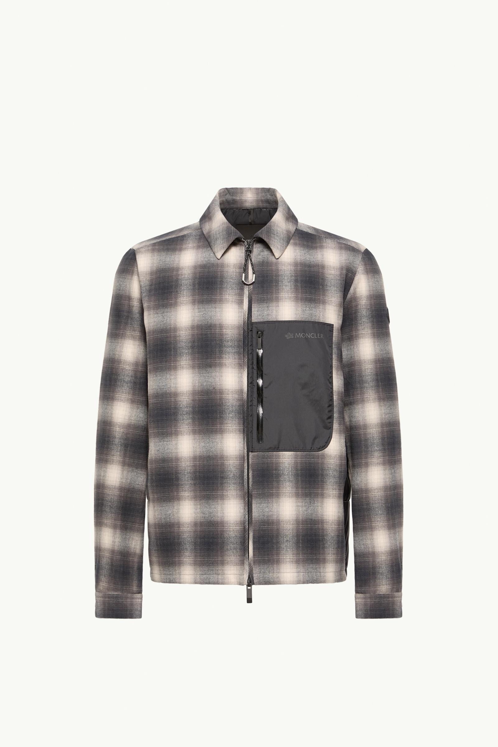 Cornisello Daunen-Hemdjacke aus Baumwolle Herren Schwarz & Weiß Moncler, 1 of 0