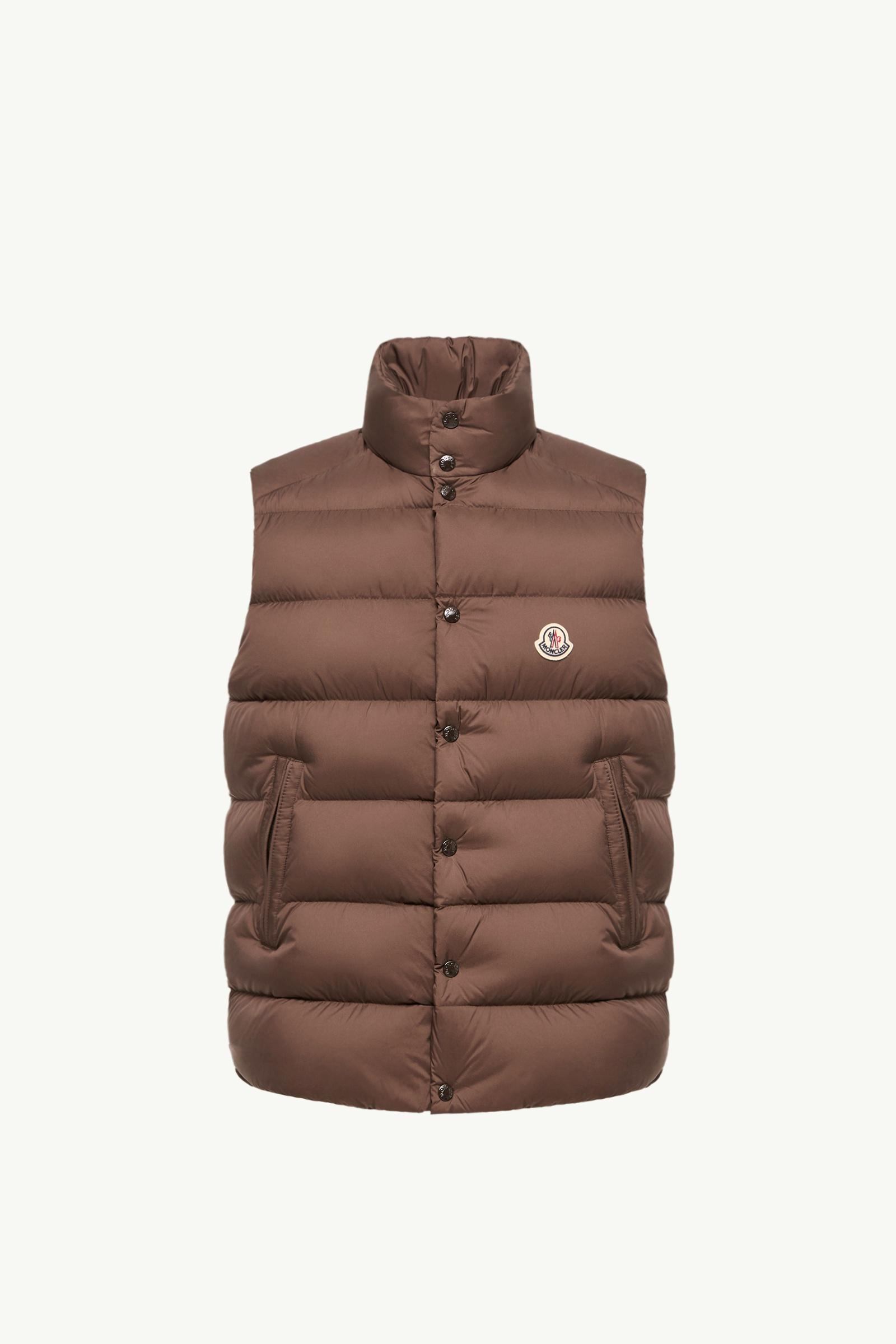 Tibb Daunenweste Herren Braun Moncler