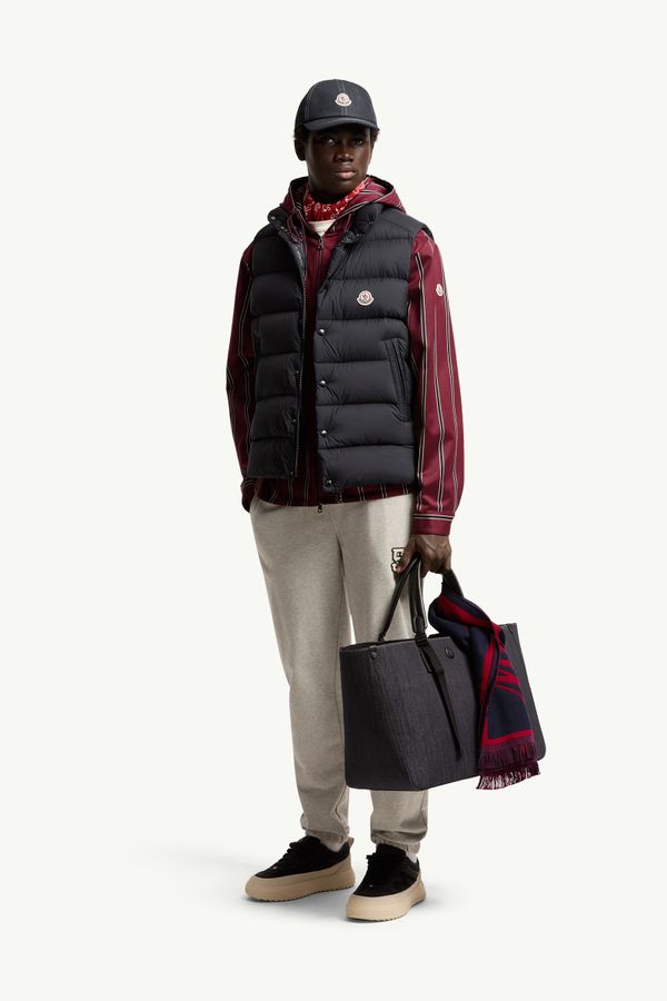Tibb Down Gilet Men Blue Moncler 0