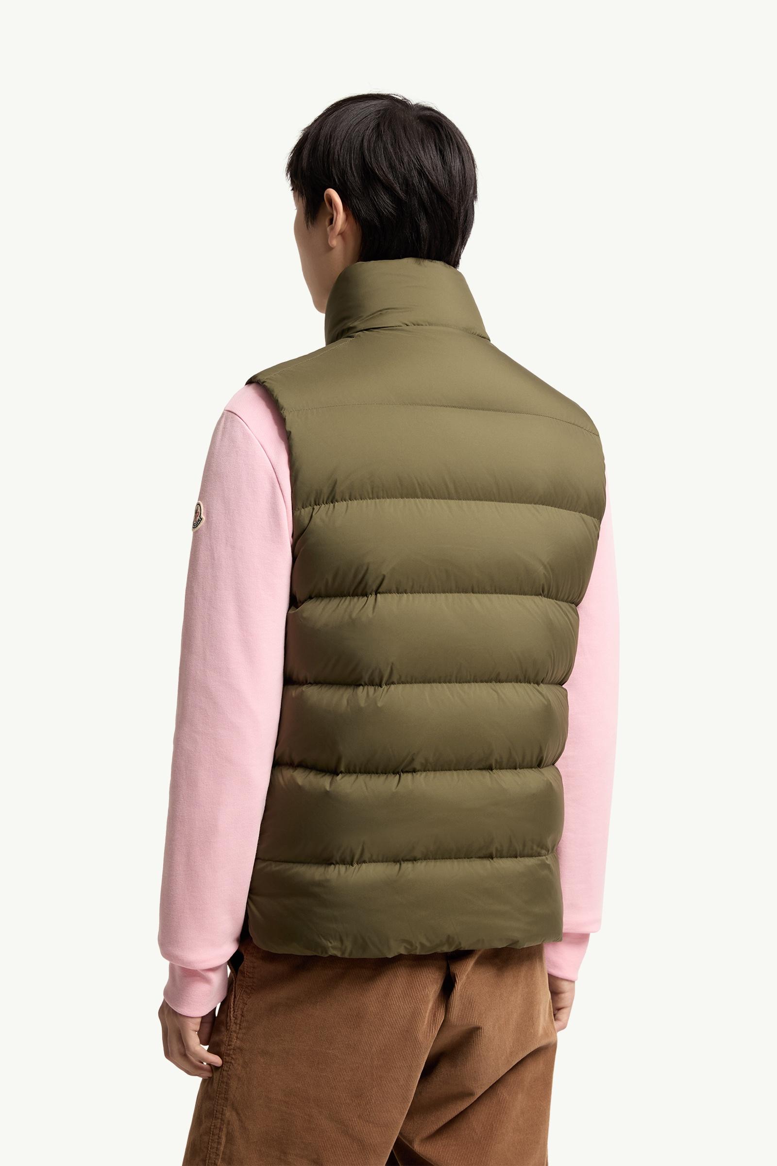 Olive Green Tibb Down Vest - Vests for Men | Moncler US