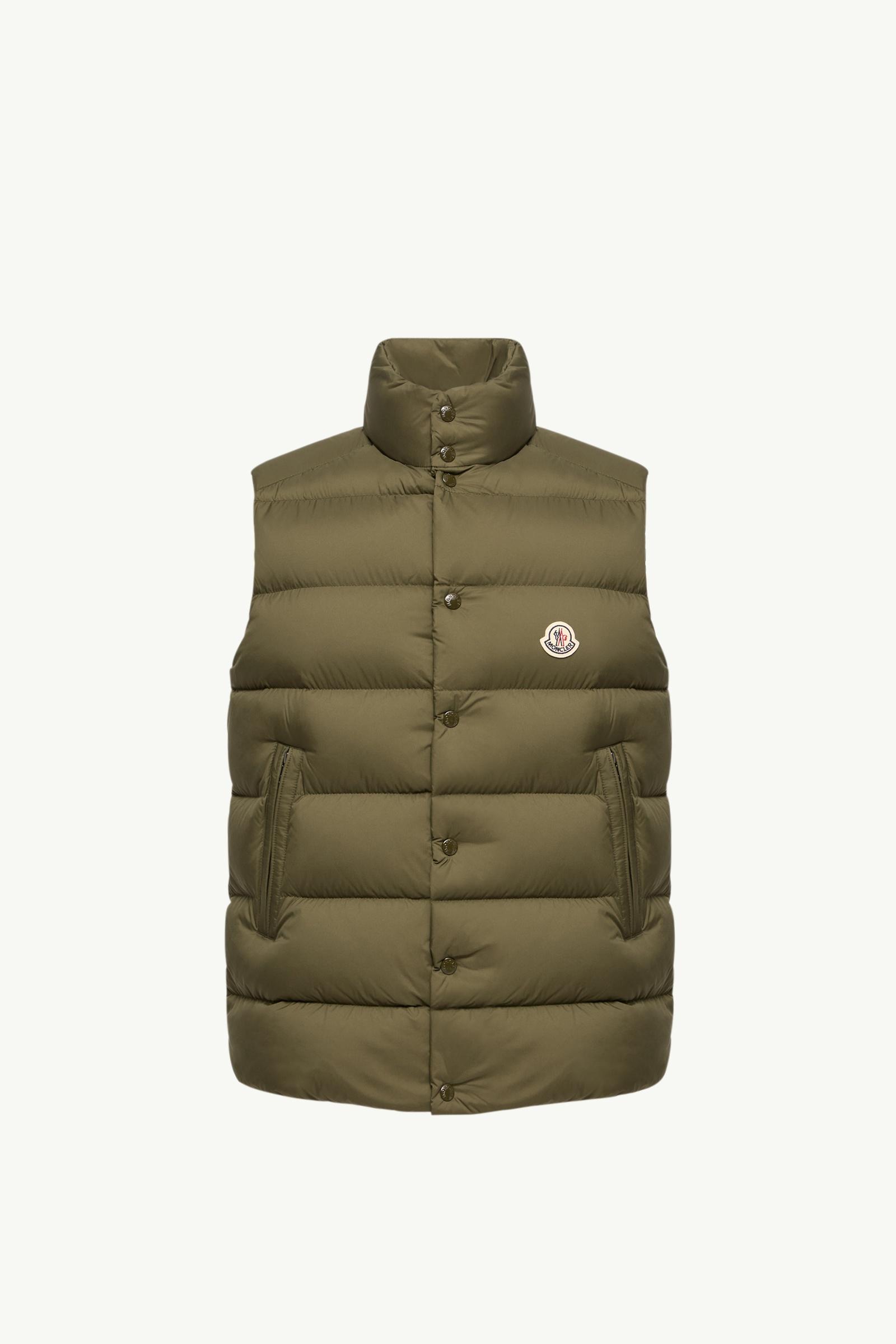 Olive Green Tibb Down Vest - Vests for Men | Moncler US