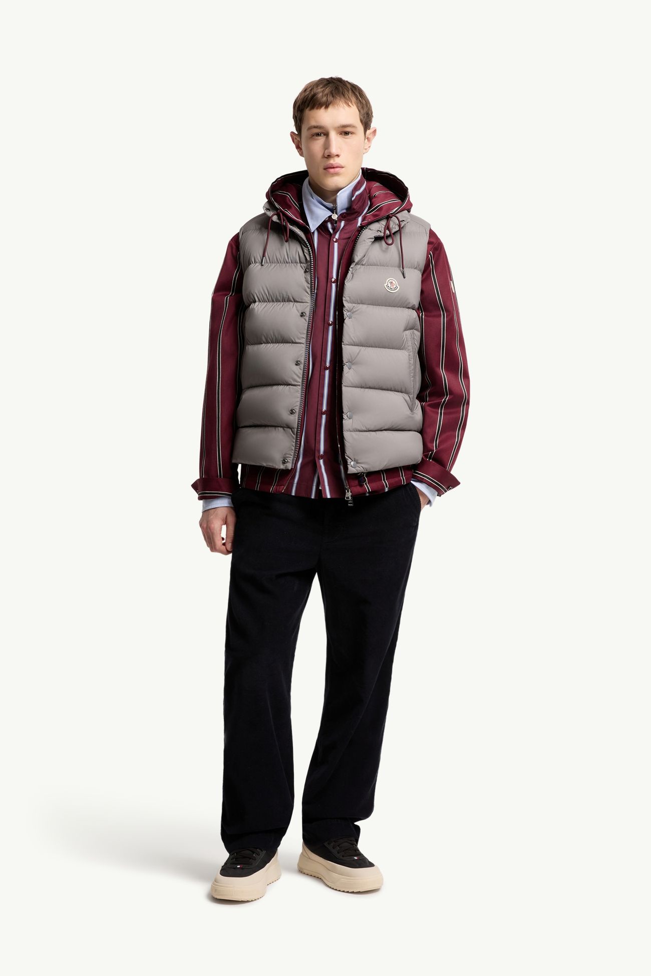 Tibb Down Gilet Men Gray Moncler 0