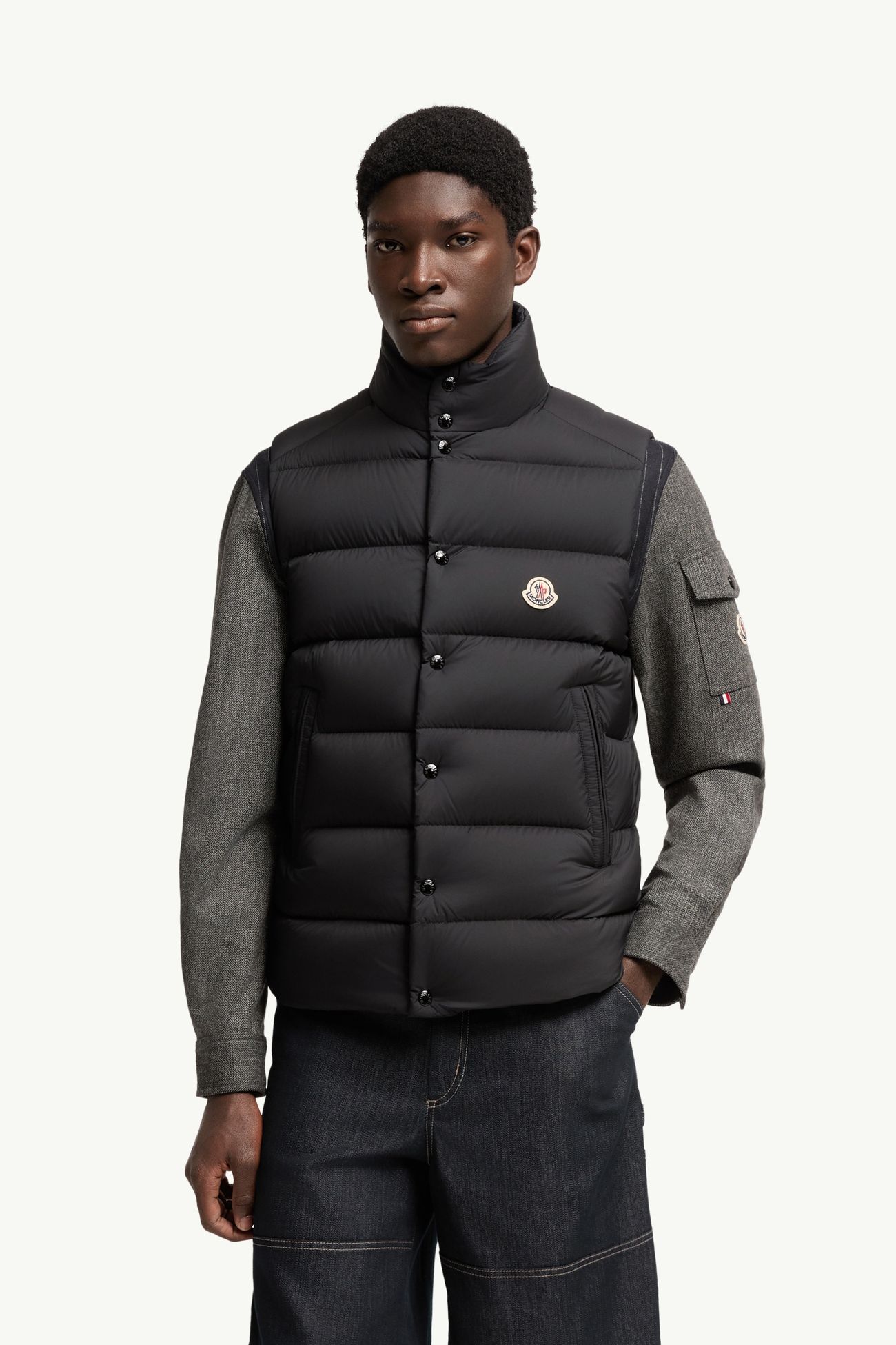 Chal plumífero Tibb Hombre Negro Moncler 3
