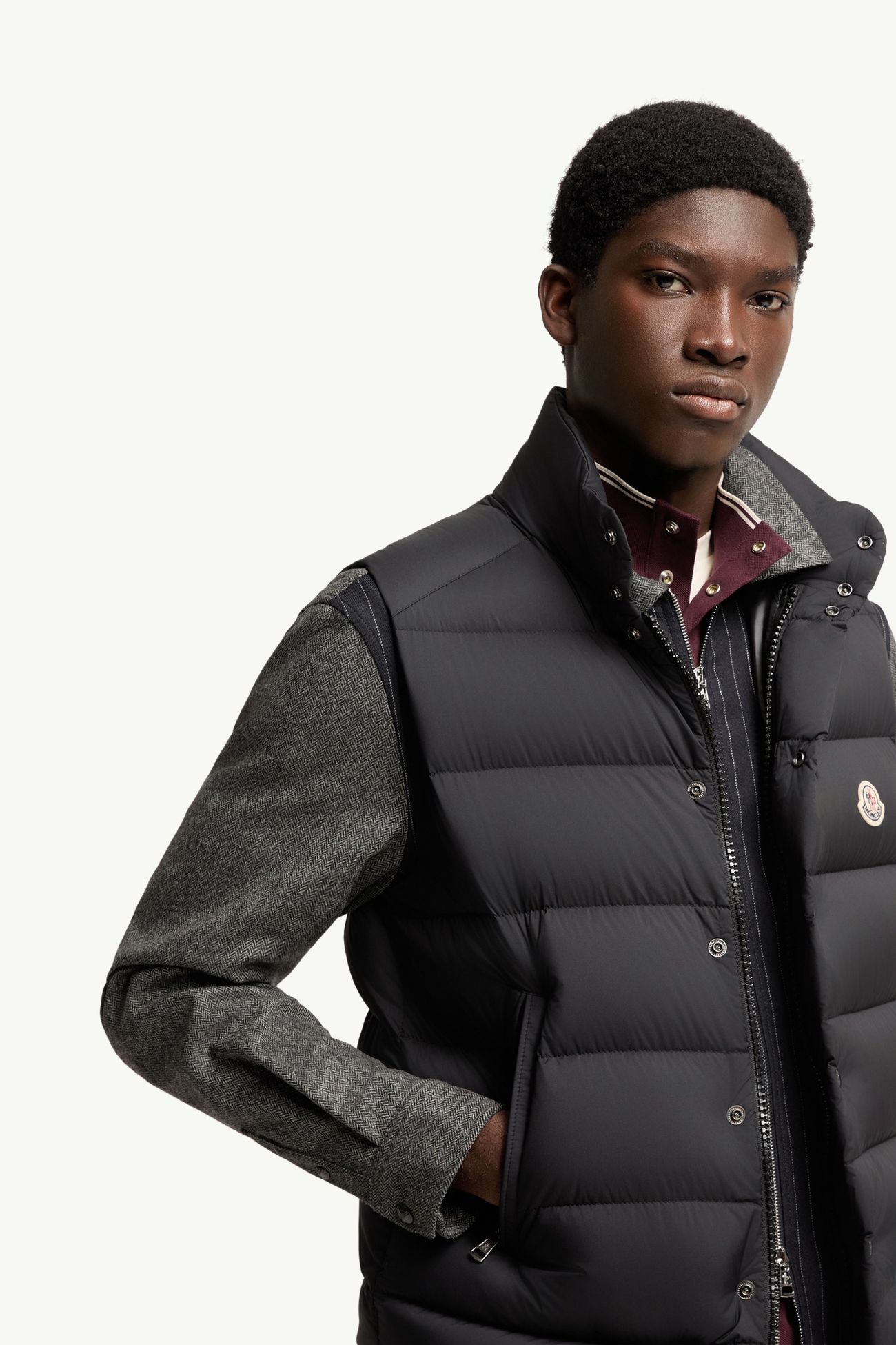 Tibb 다운 베스트 남성 블랙 Moncler 5