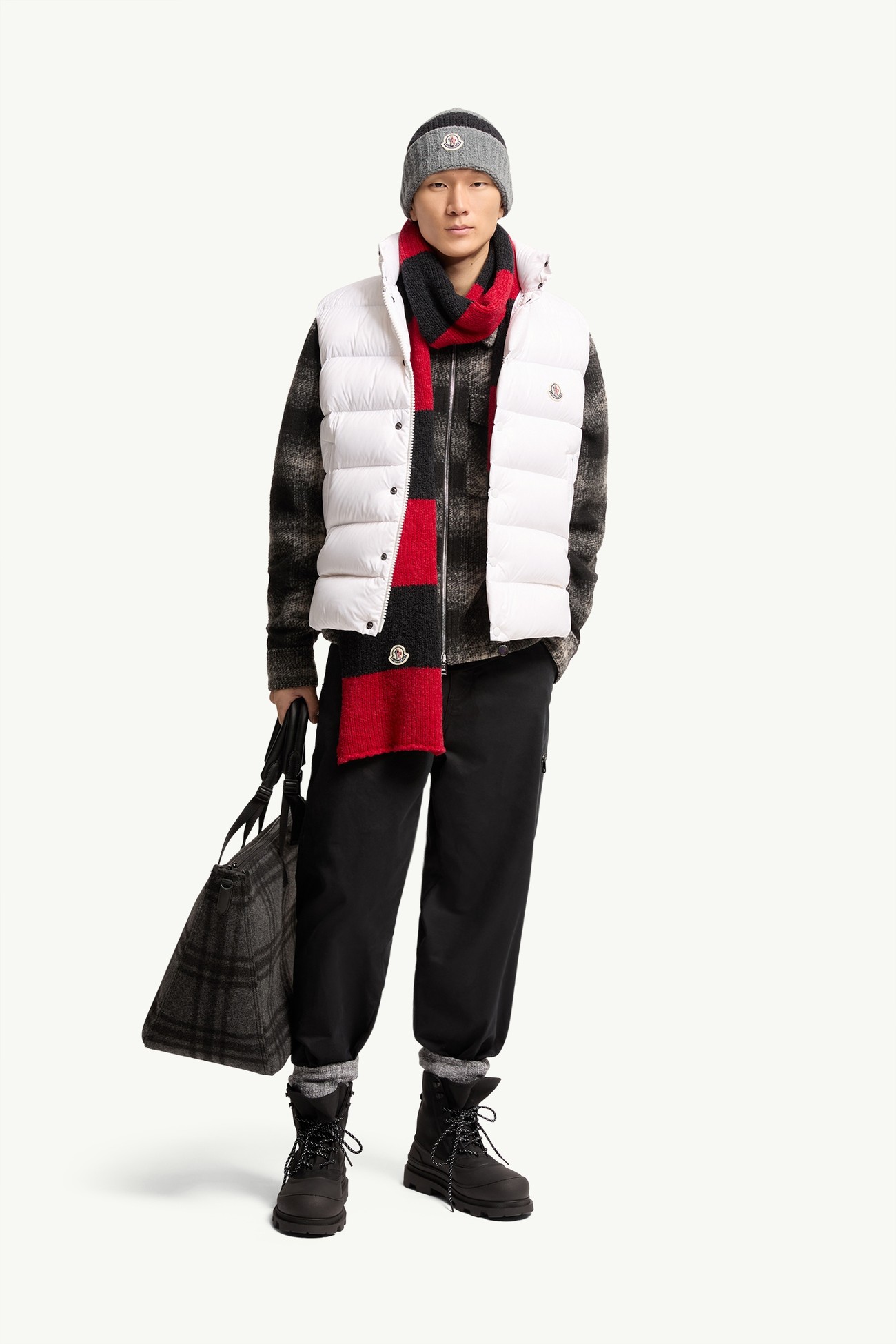 Tibb Down Gilet Men White Moncler 0