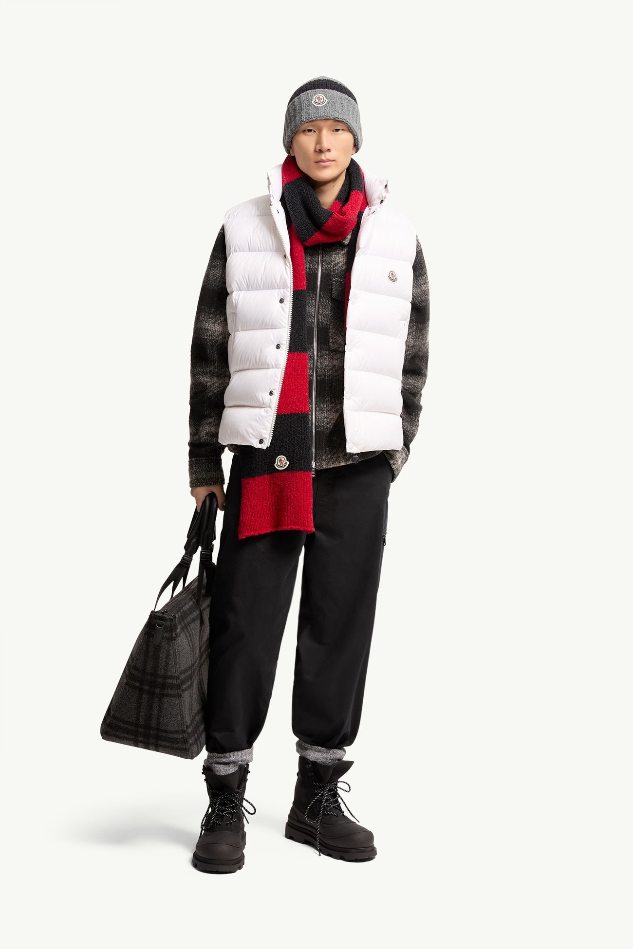 Tibbベスト メンズ ホワイト Moncler 0