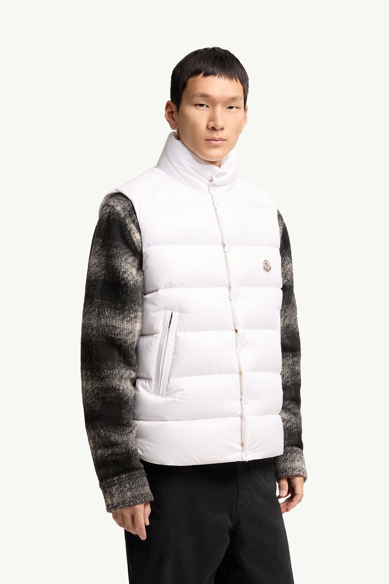 Tibb羽絨背心 男士 白色 Moncler 3