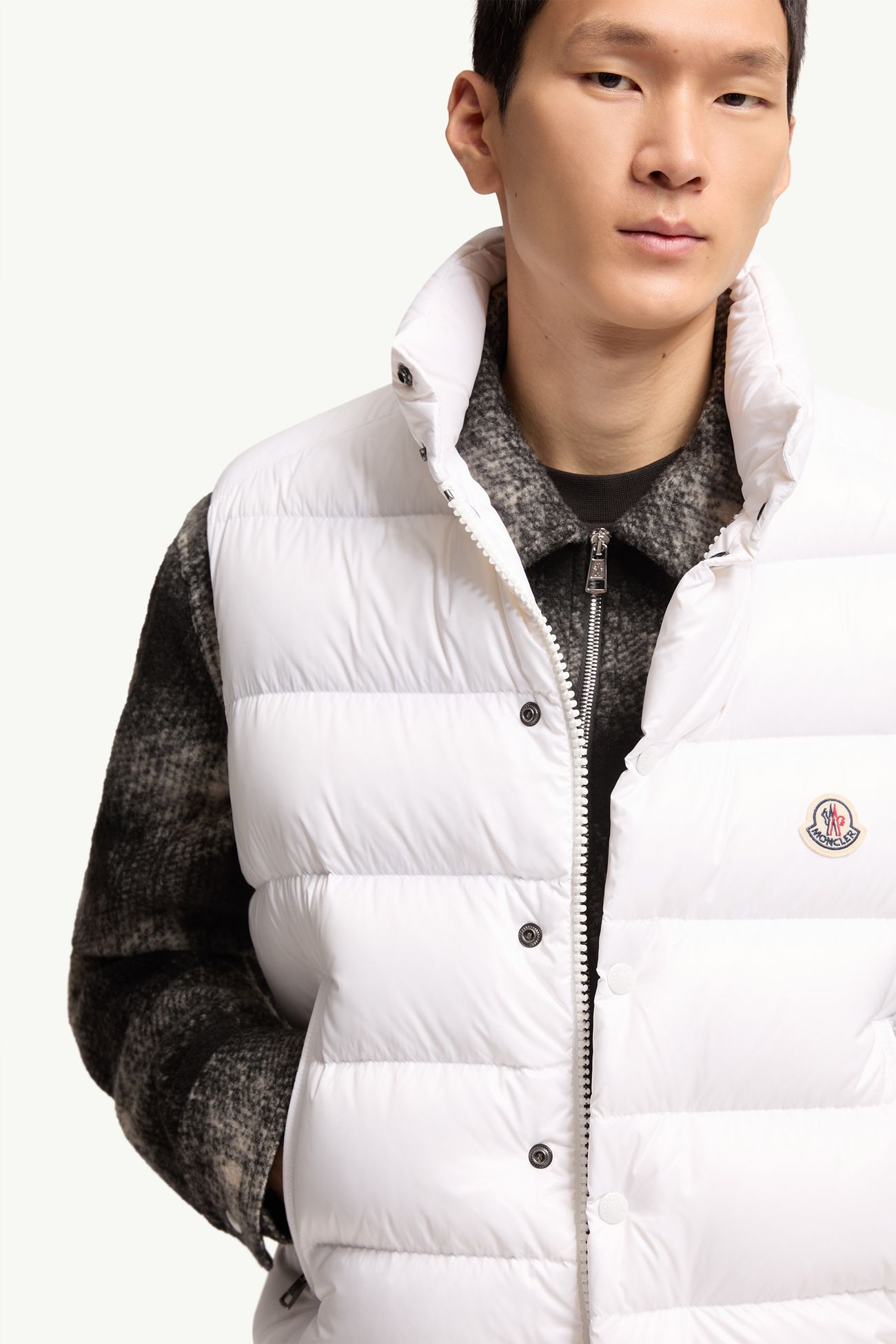 Tibb羽絨背心 男士 白色 Moncler 5