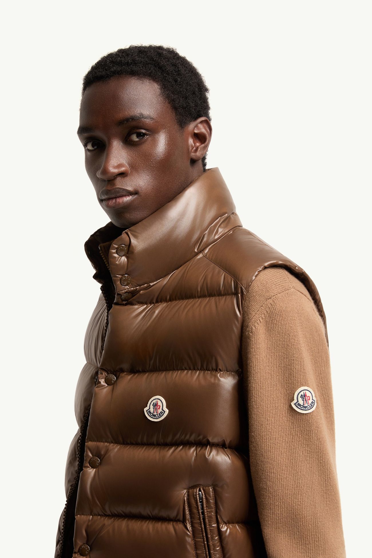 Tibb Down Gilet Men Brown Moncler 1