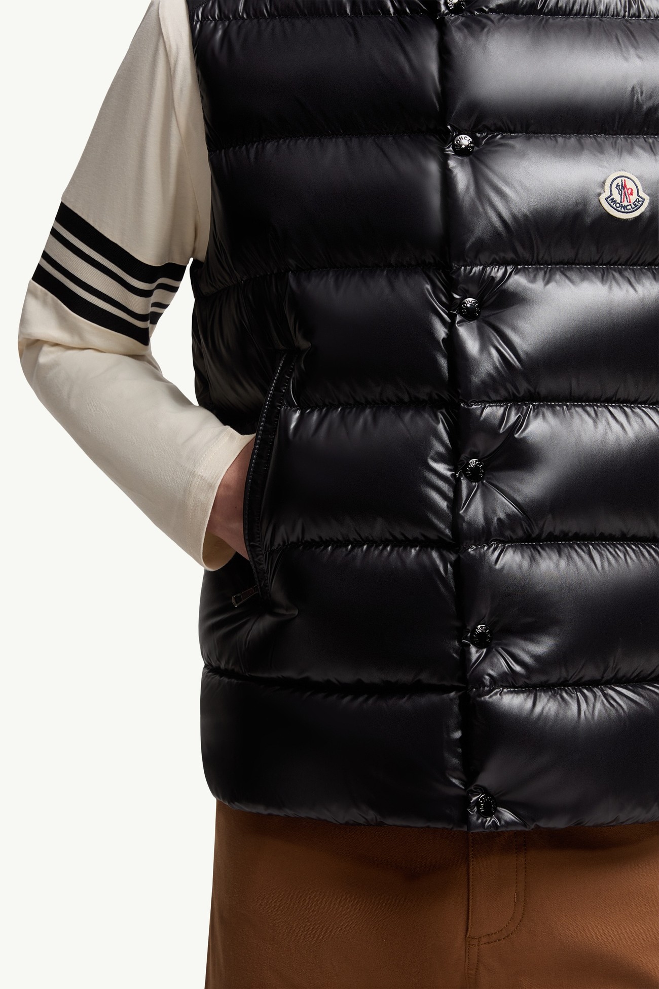 Chal plumífero Tibb Hombre Negro Moncler 6