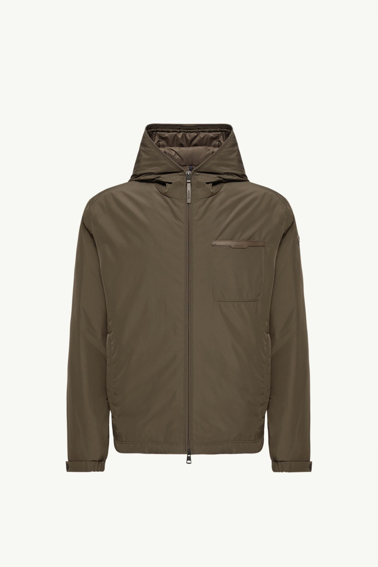Austerin kurze Daunenjacke mit Kapuze Herren Olivgrün Moncler 2