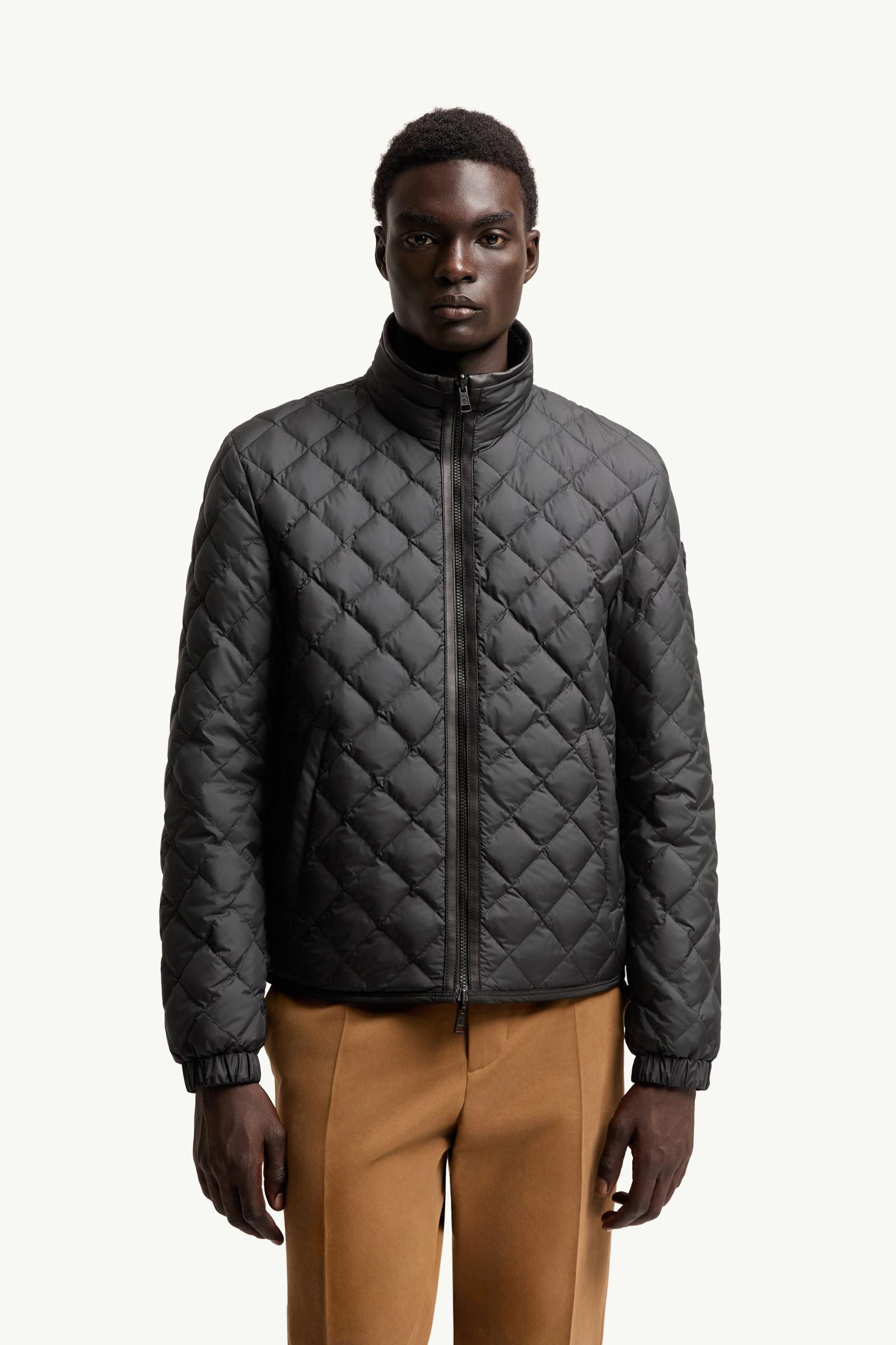 Black Delviane Reversible Diamond-Quilted Down Jacket - Short Down