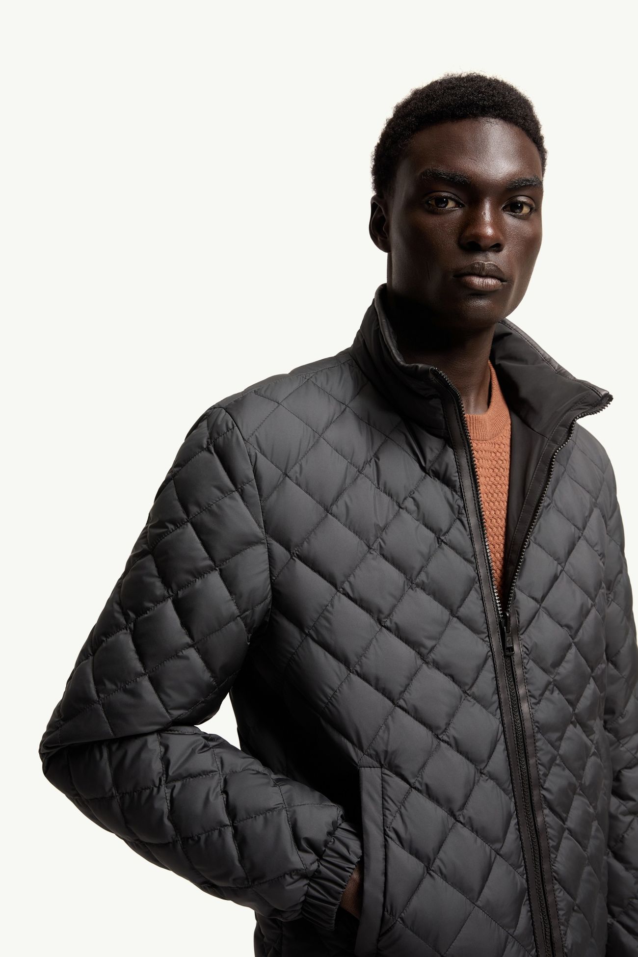 Delviane Wende-Daunenjacke mit Rautensteppung Herren Schwarz Moncler 6
