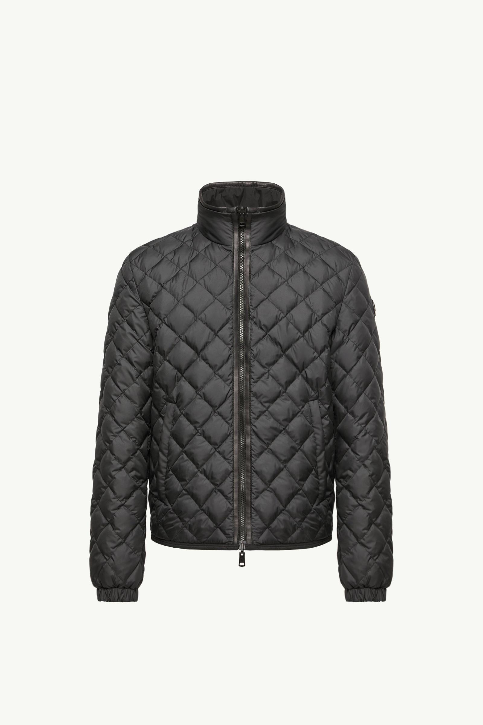 Delviane Wende-Daunenjacke mit Rautensteppung Herren Schwarz Moncler, 1 of 0