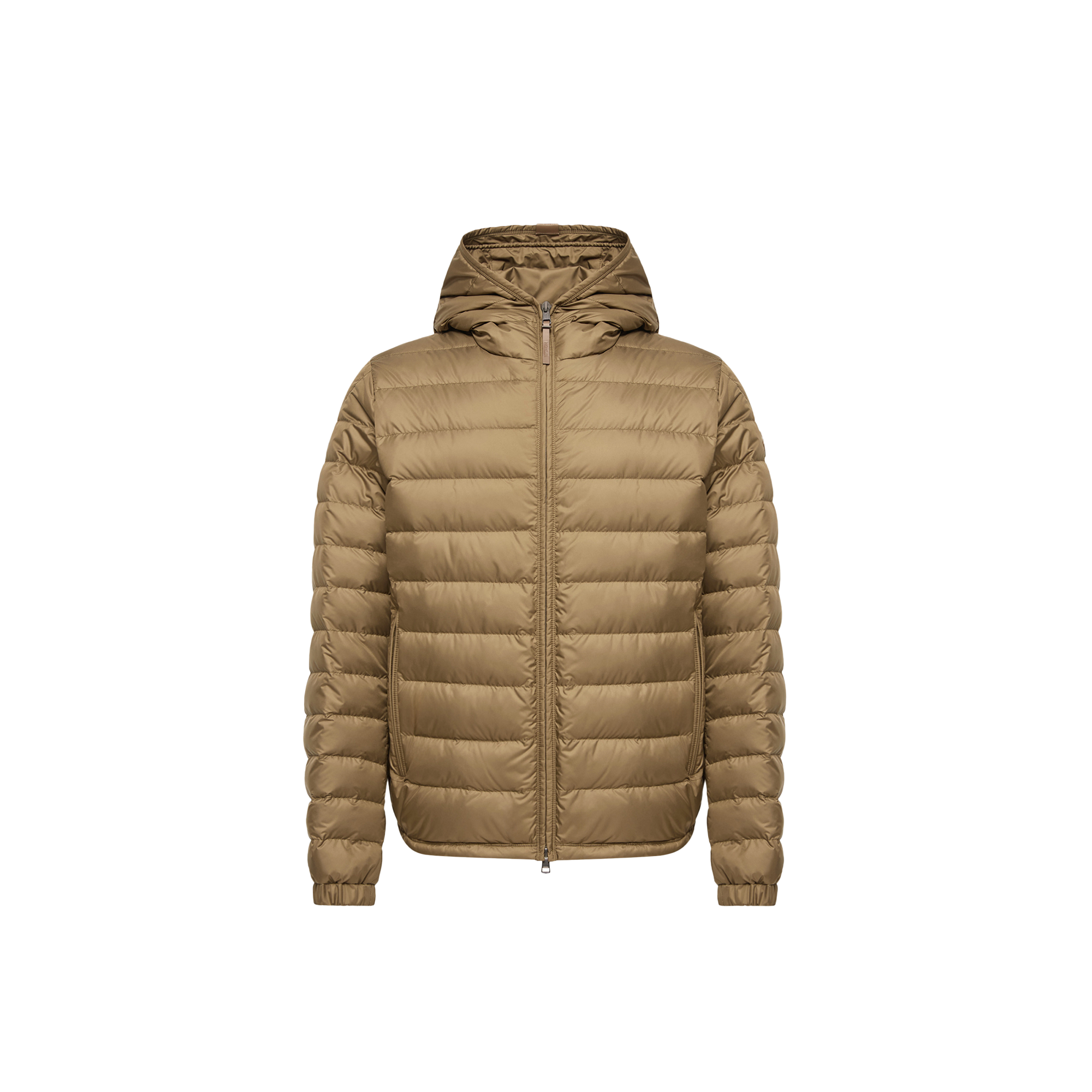 Moncler   Solienn Hooded Short Down Jacket for Men in Green, Size: 44