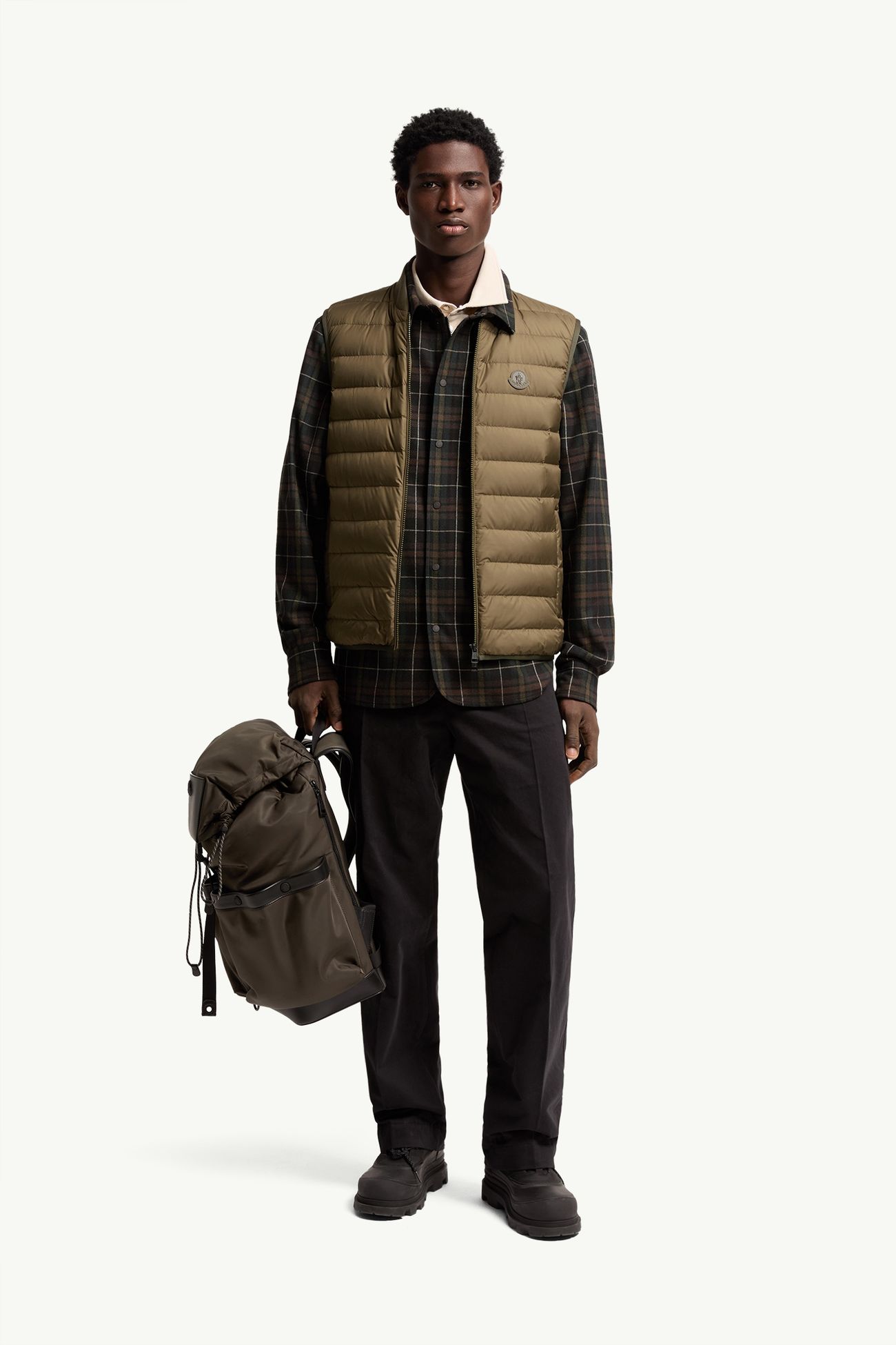 Froissel Daunenweste Herren Olivgrün Moncler 0