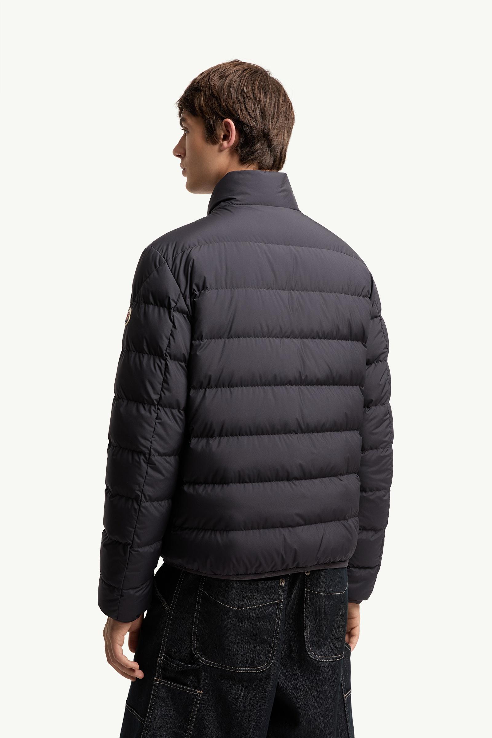 Navy Blue Baudinet Short Down Jacket - Short Down Jackets for Men