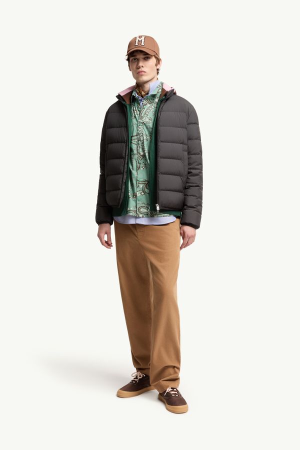 Baudinet ショートダウンジャケット メンズ ブラック Moncler 0