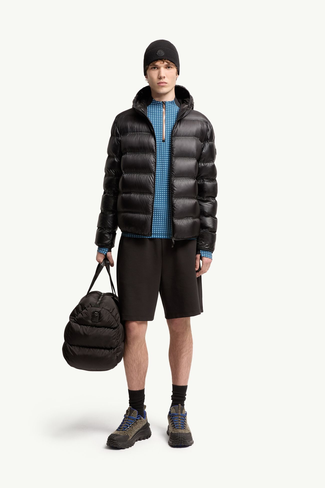Guadiana Daunenjacke mit Kapuze Herren Schwarz Moncler 0