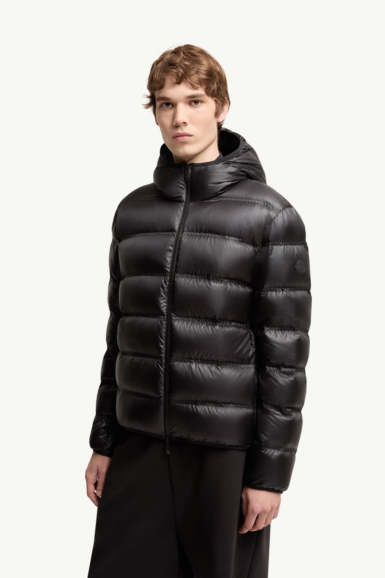 Guadiana Hooded Short Down Jacket Men Black Moncler 3