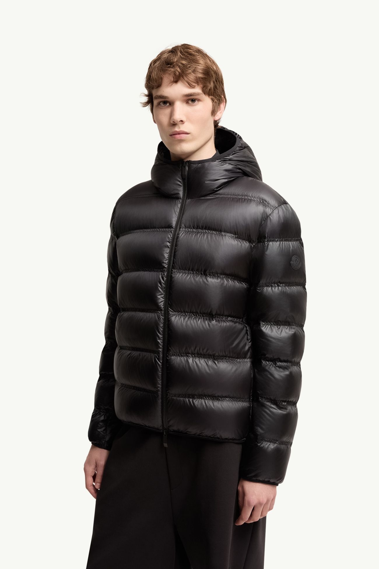 Guadiana連帽羽絨外套 男士 黑色 Moncler 3
