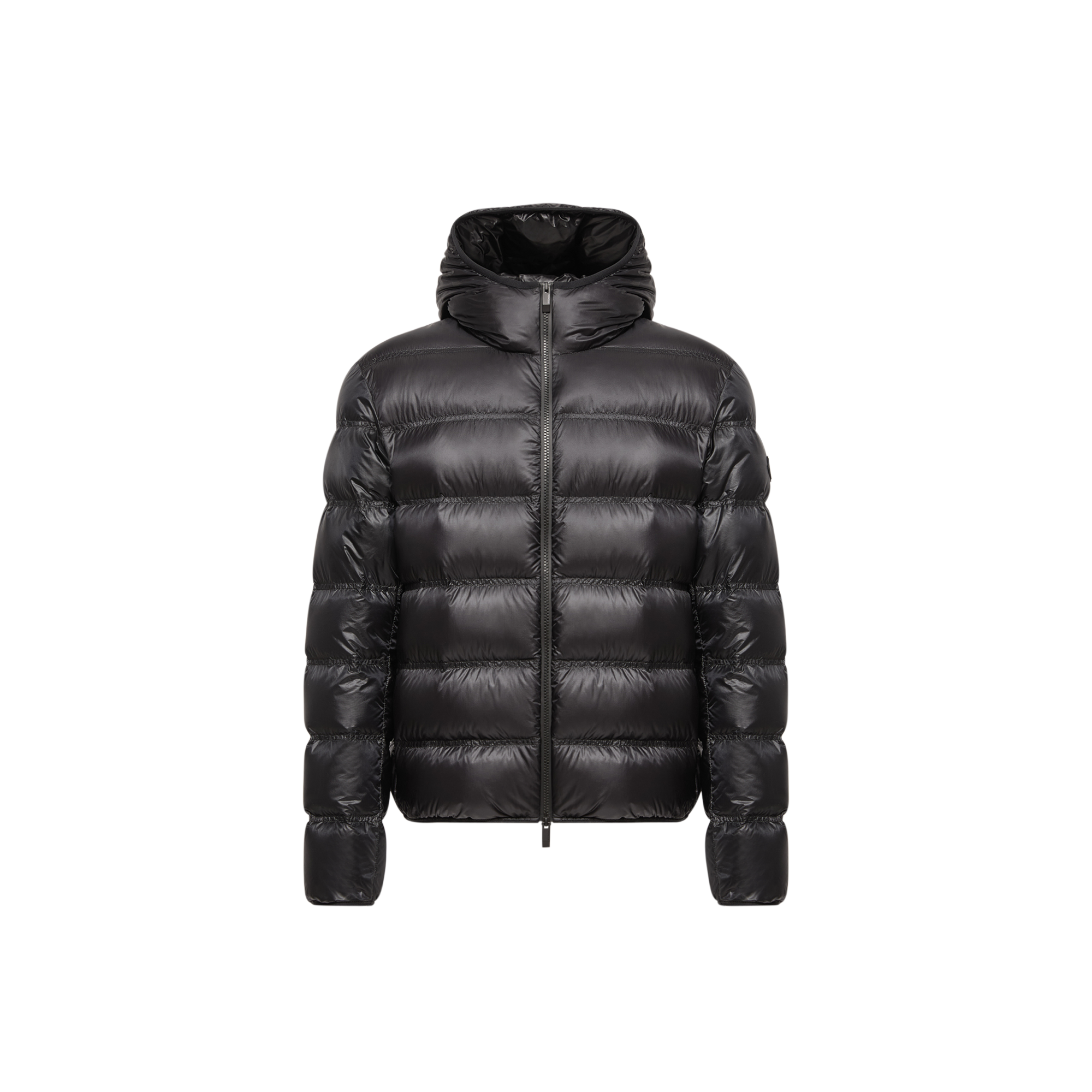 Moncler   Guadiana Hooded Down Jacket for Men in Black, Size: 40