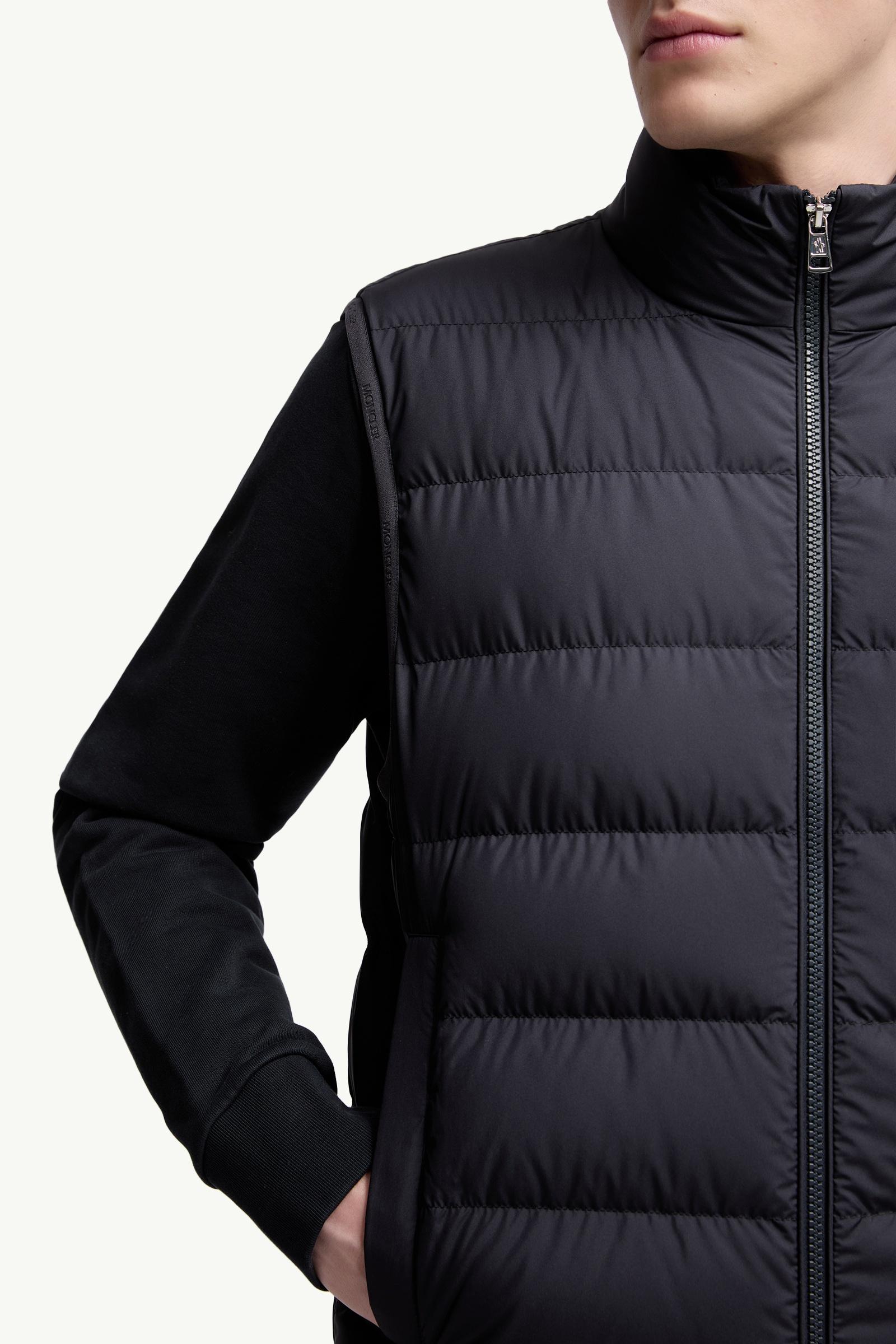 Navy Blue Contrin Down Vest - Vests for Men | Moncler US