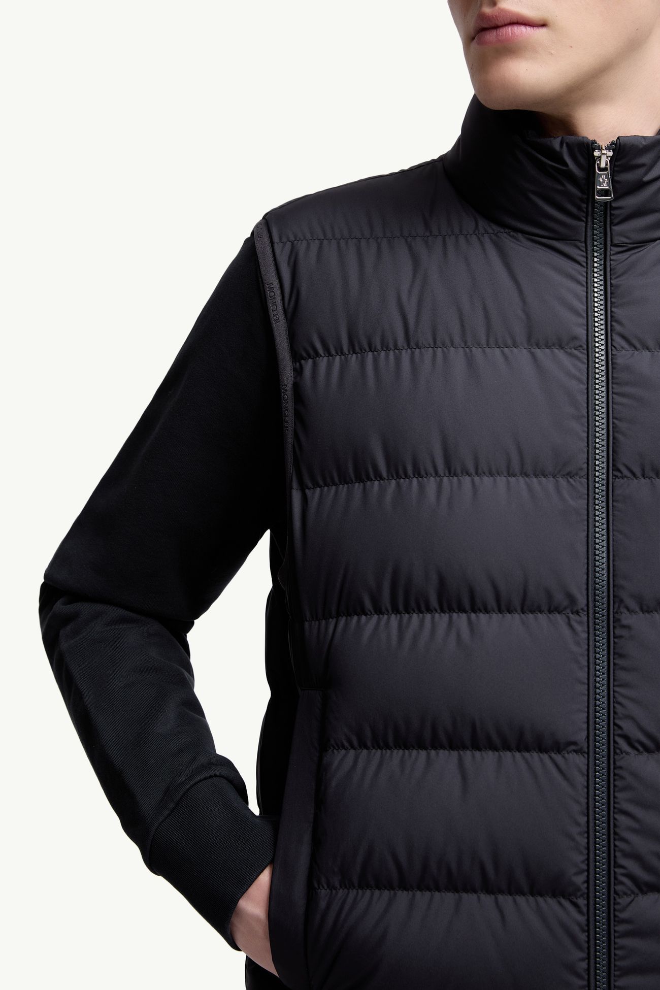 Contrin羽絨背心 男士 海軍藍色 Moncler 5