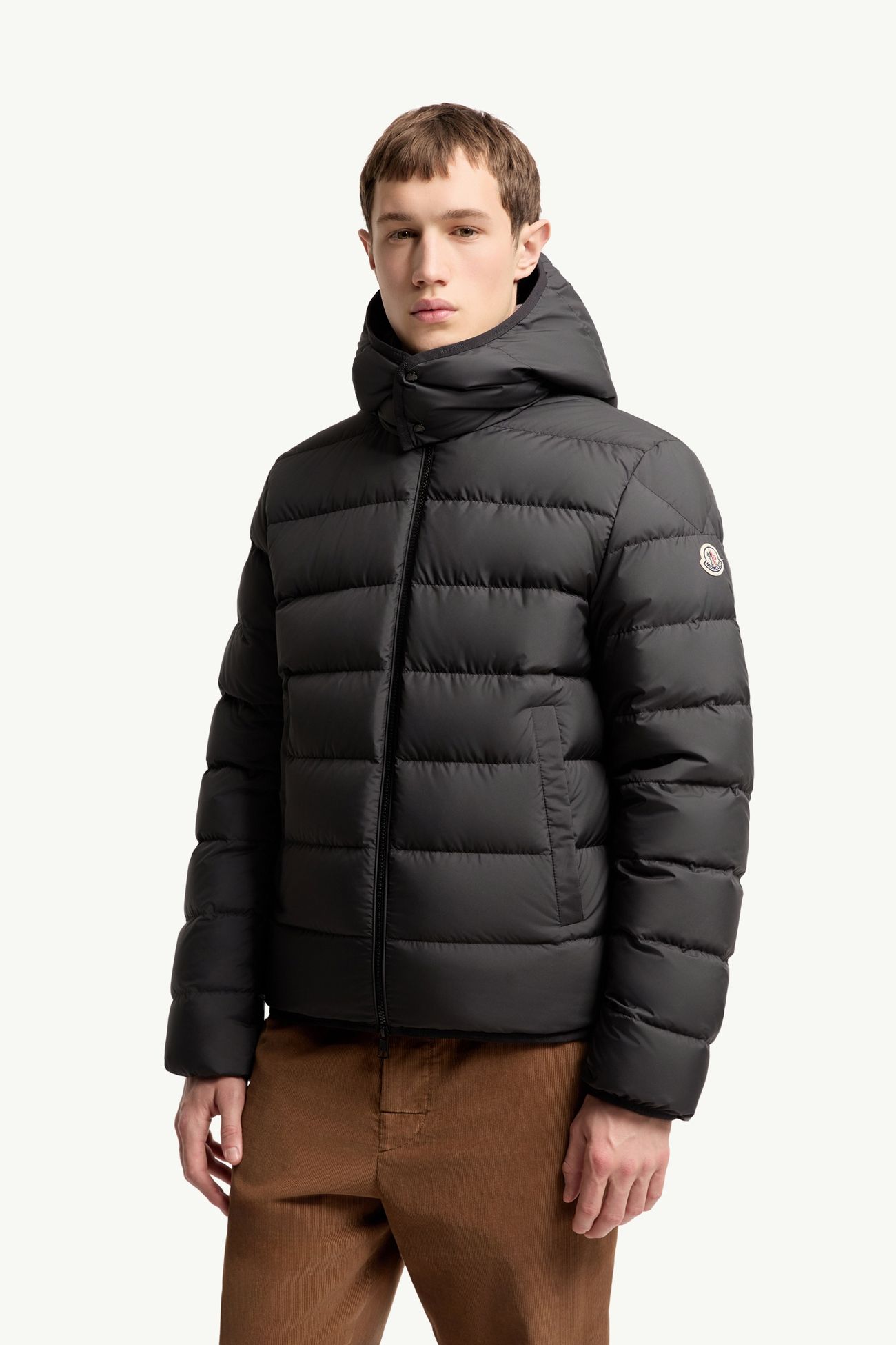 Montbrocq連帽短身羽絨外套 男士 黑色 Moncler 3