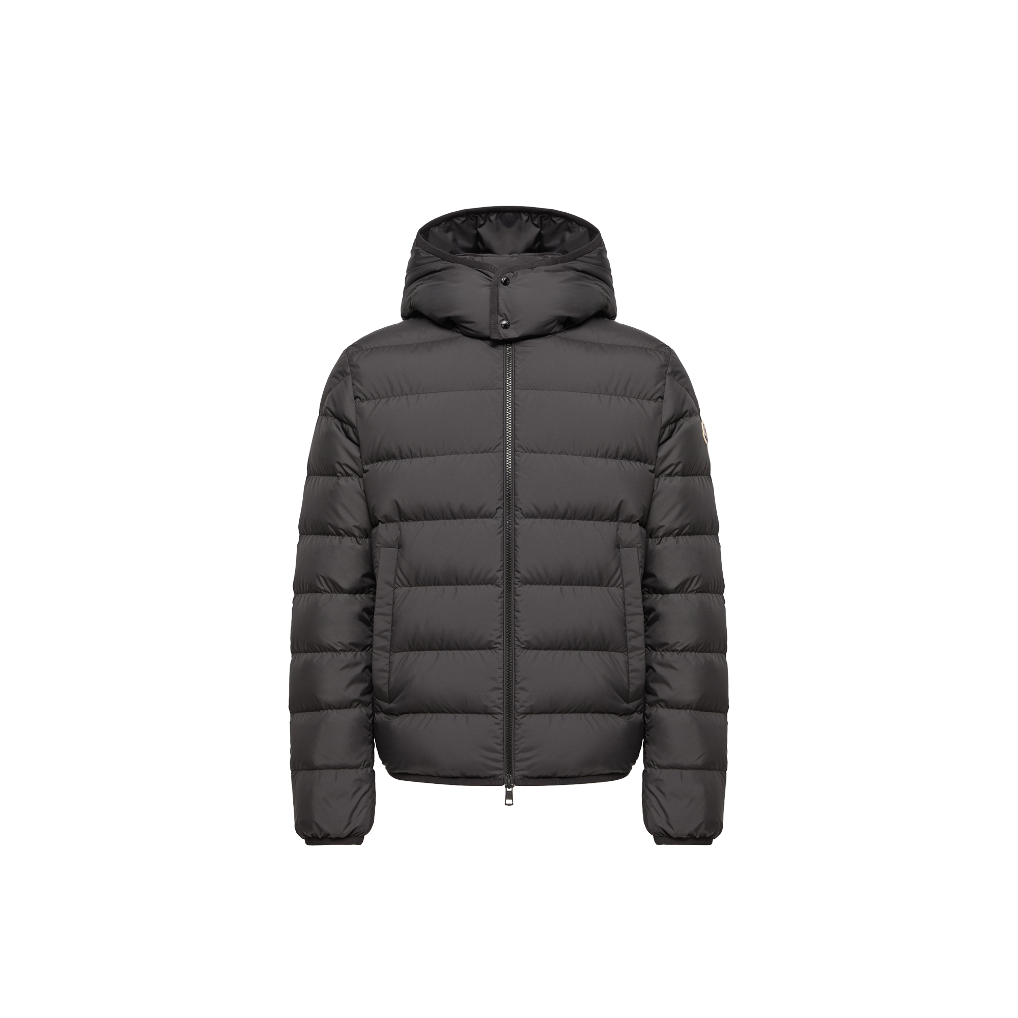 Moncler   Montbrocq Hooded Short Down Jacket for Men in Black, Size: 40