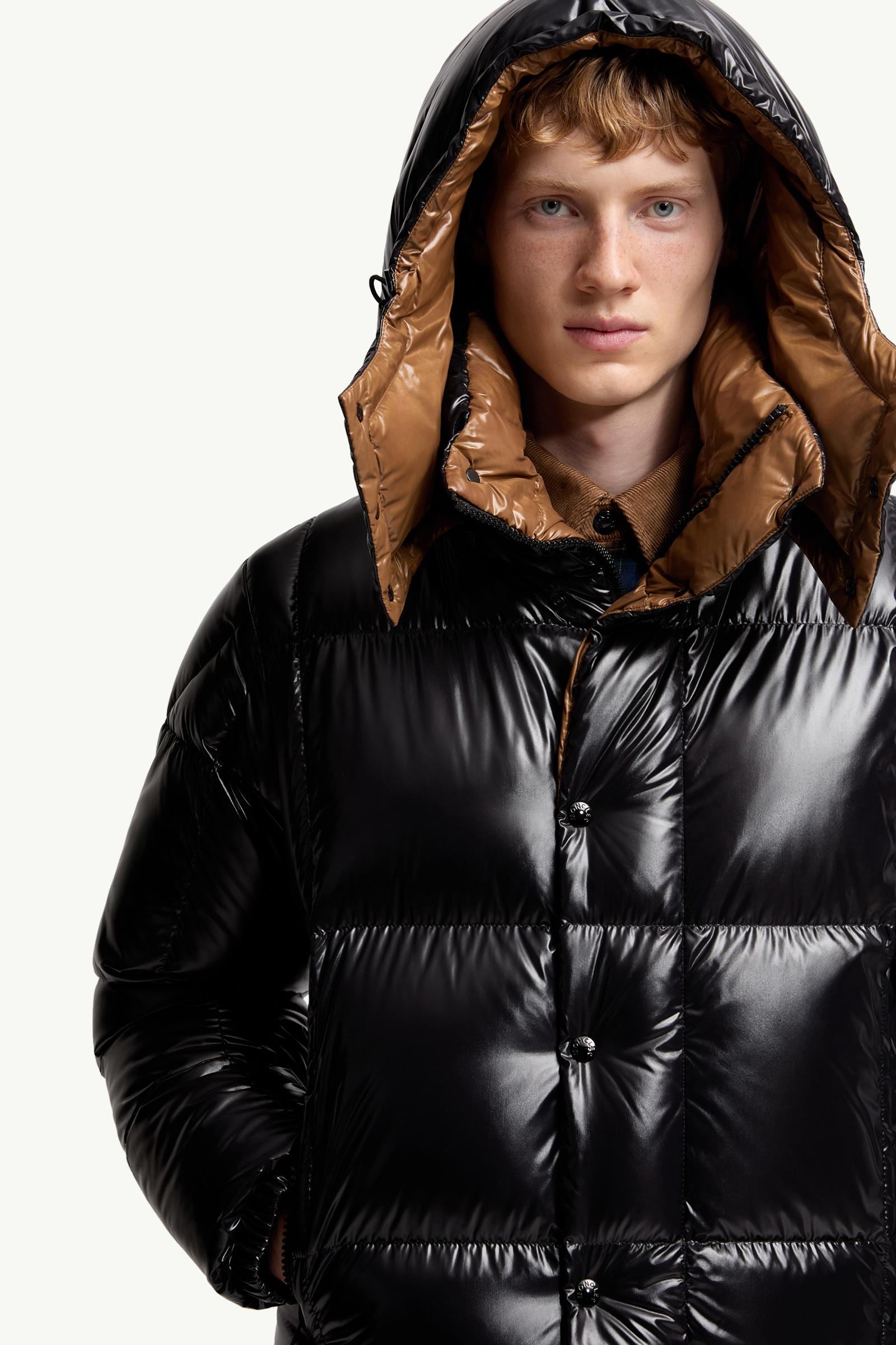 Black Parana Hooded Short Down Jacket - Short Down Jackets for Men