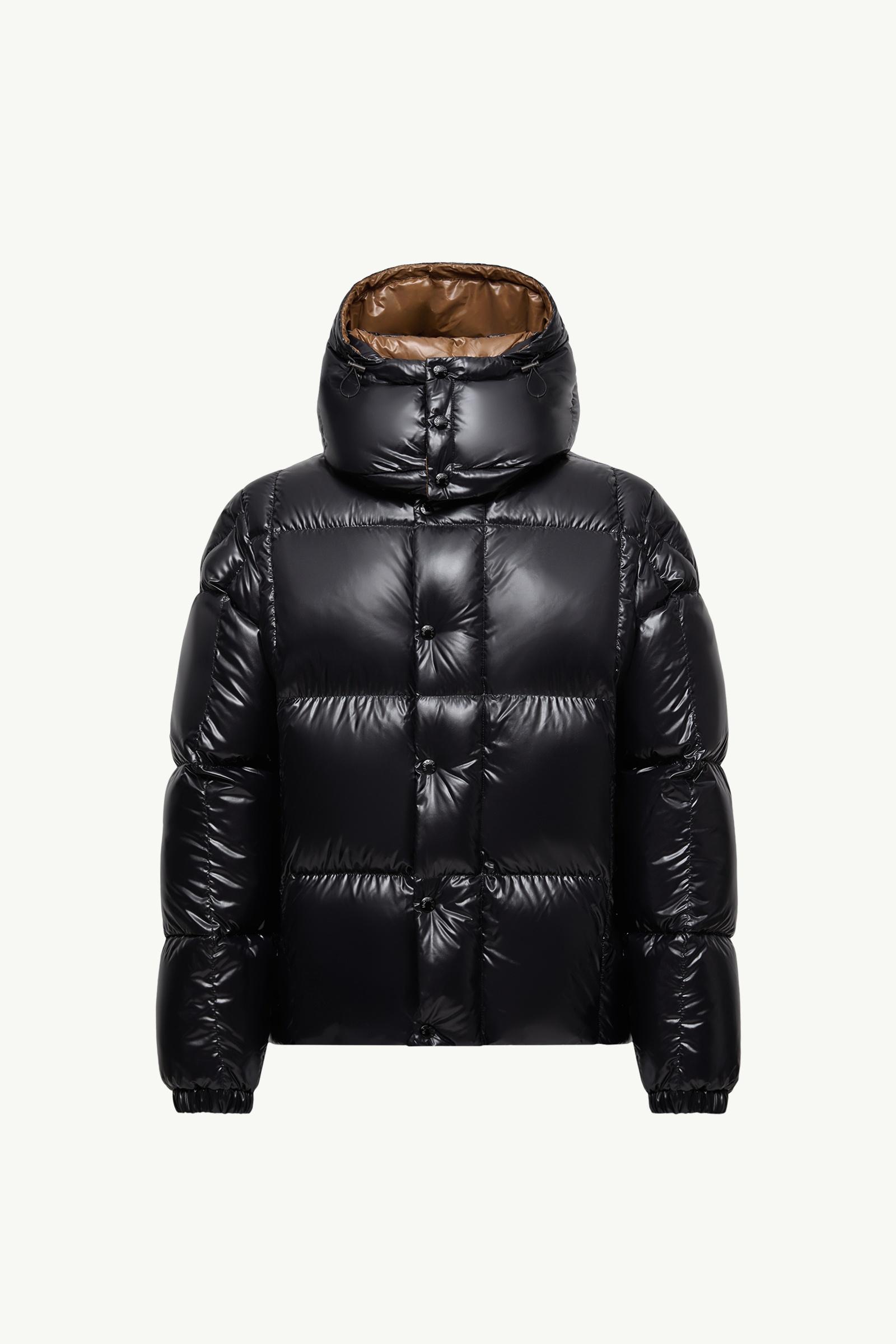 Black Parana Hooded Short Down Jacket - Short Down Jackets for Men