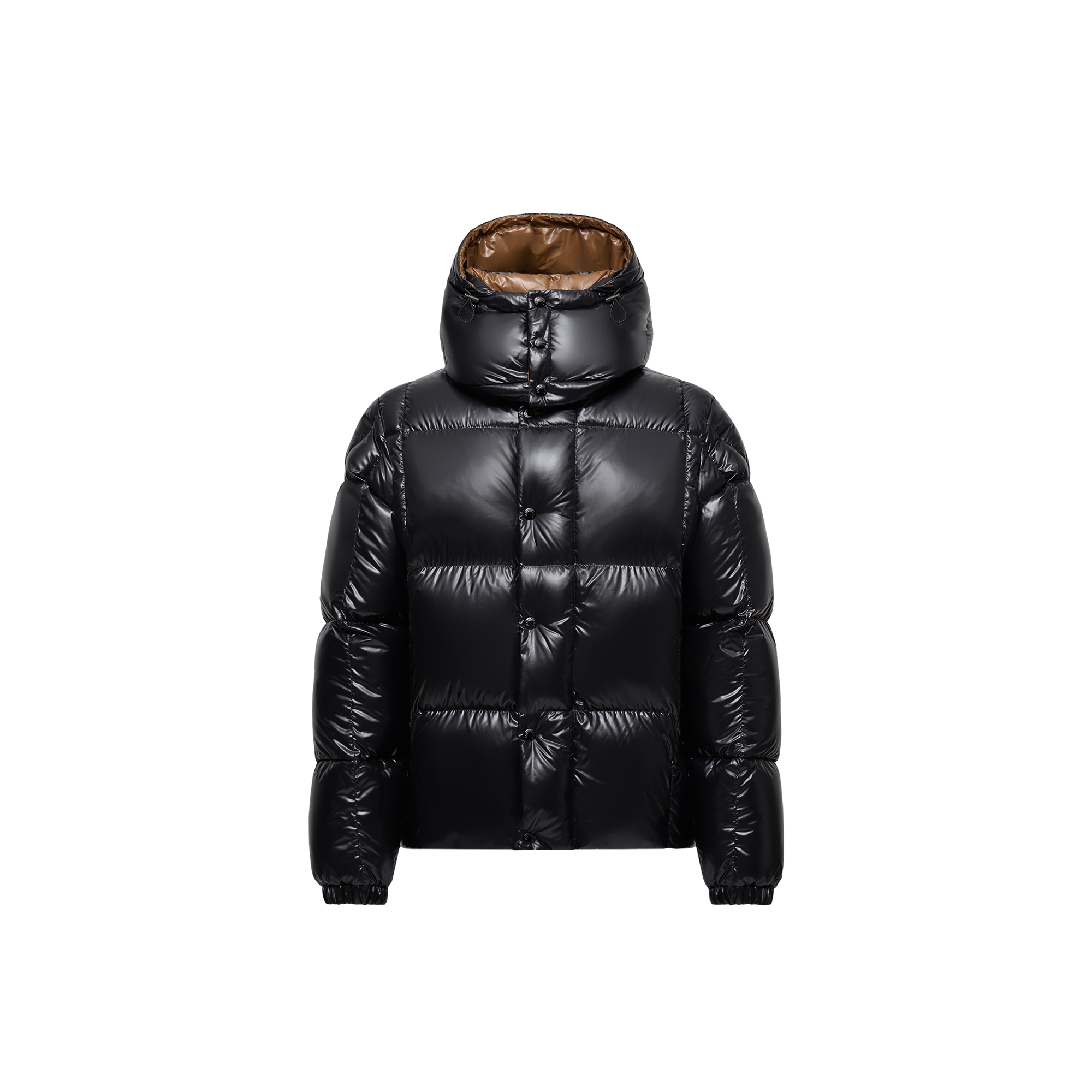 Moncler   Parana Hooded Short Down Jacket for Men in Black, Size: 48