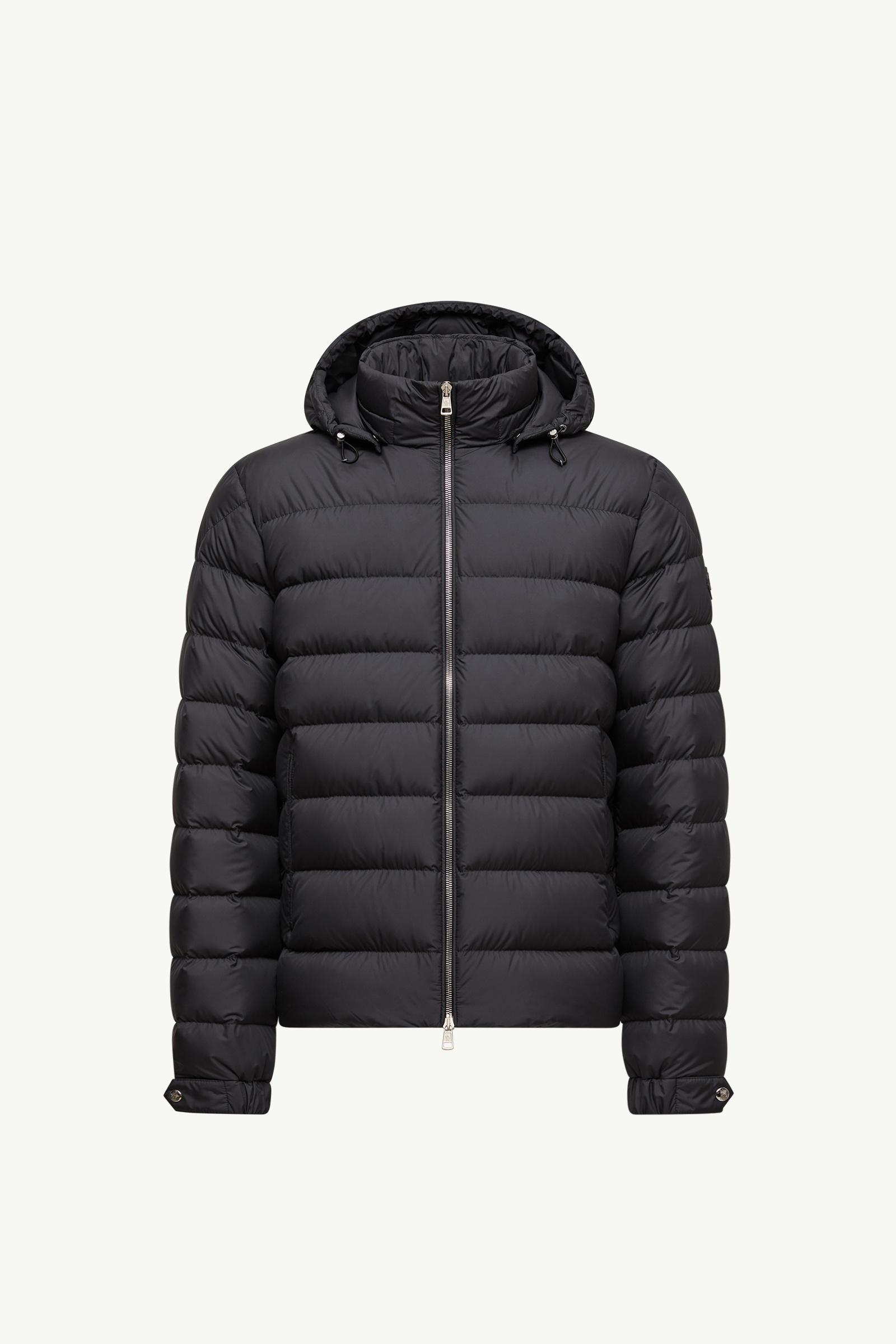 Arneb Hooded Short Down Jacket Men Black Moncler