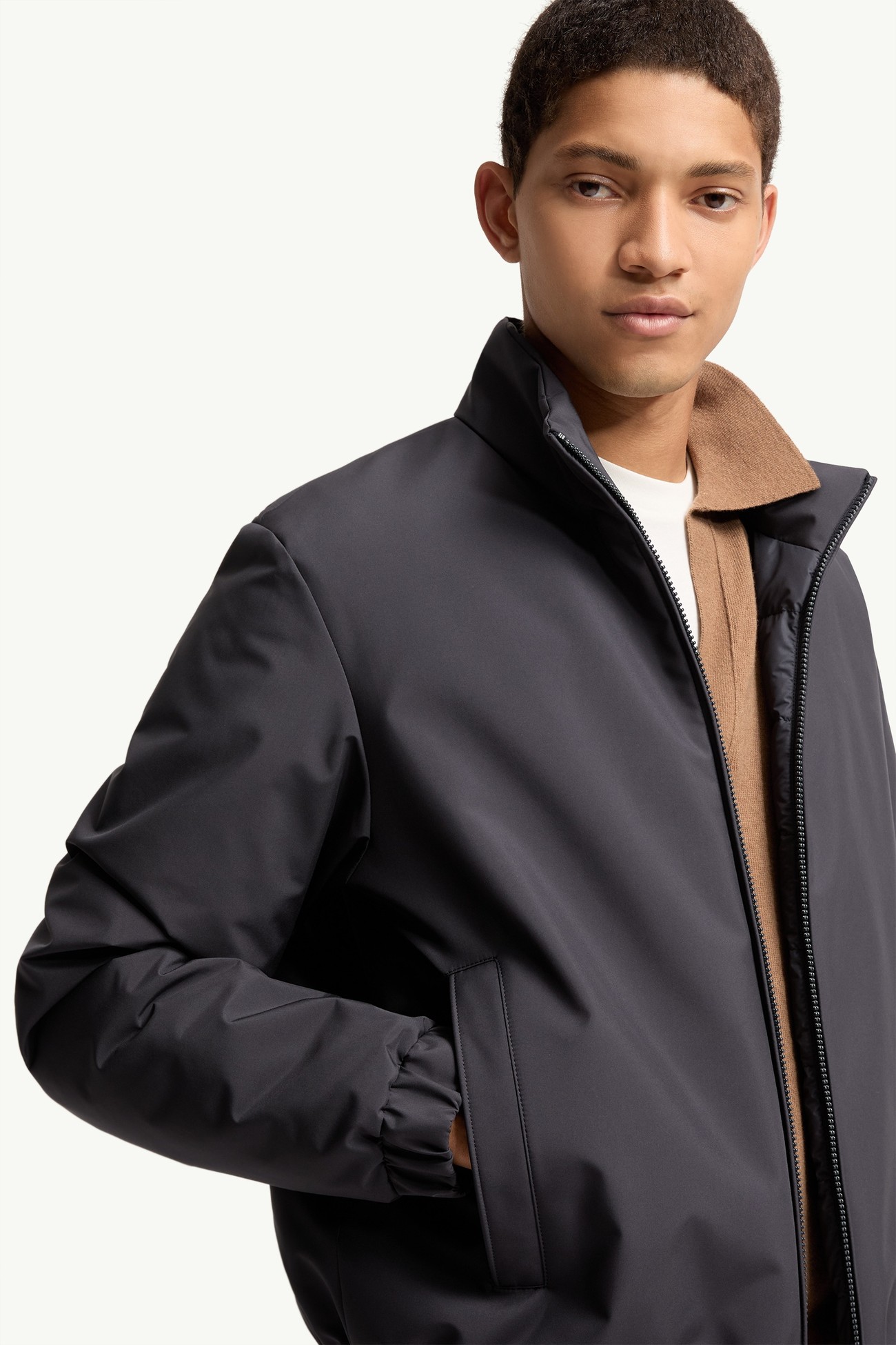 Piumino corto Luserna Uomo Blu Navy Moncler 5