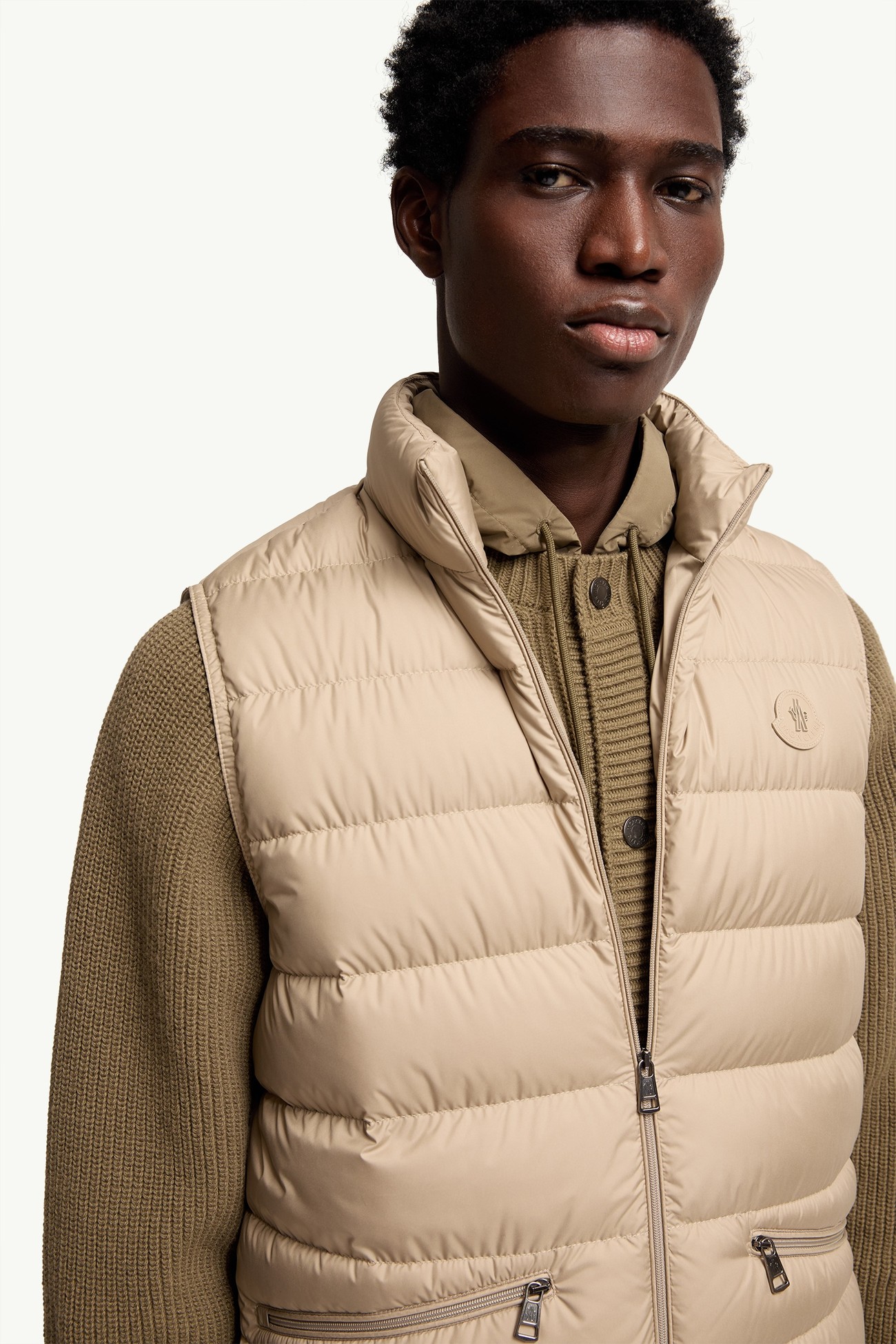 Treompan Down Gilet Men Beige Moncler 5
