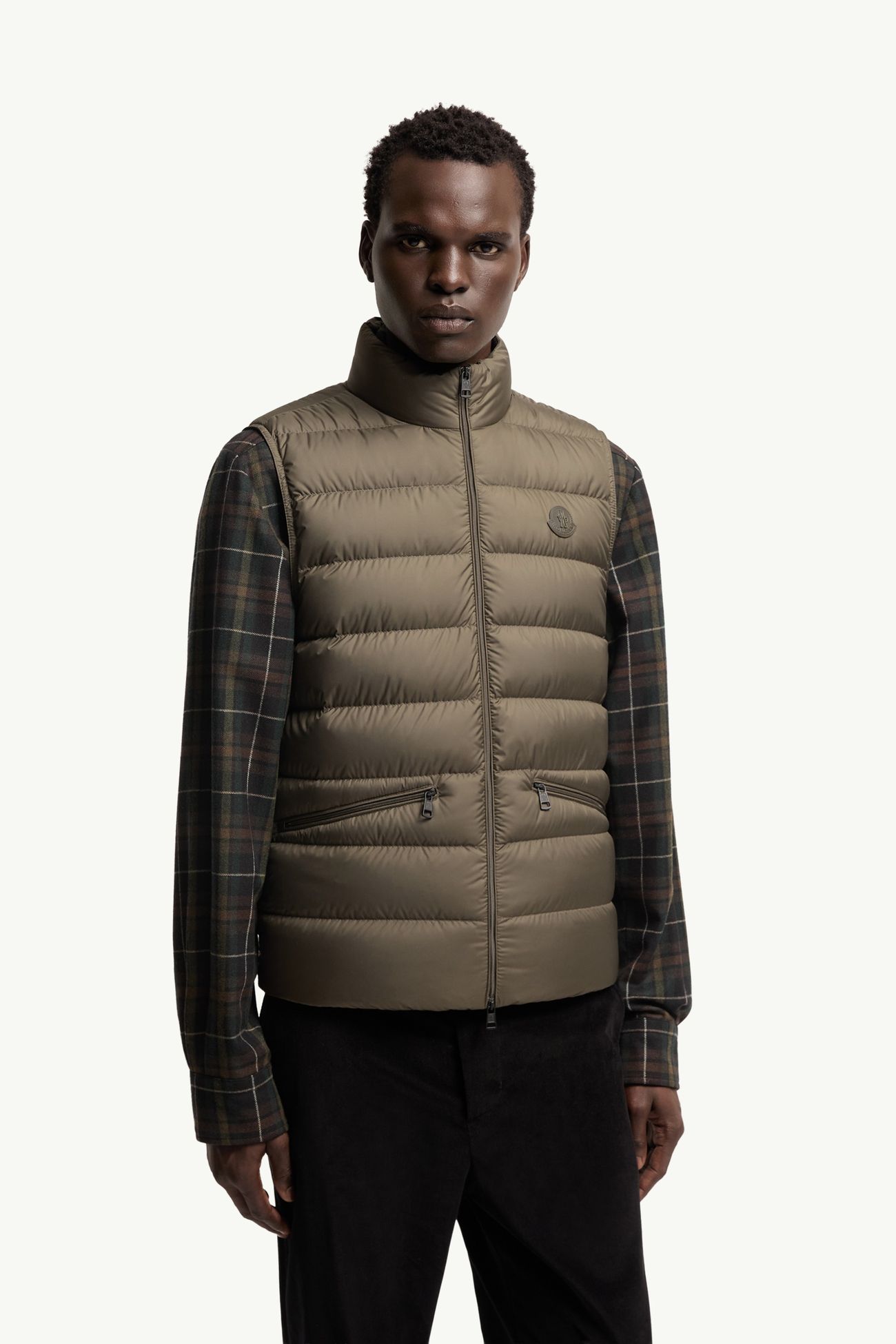 Gilet imbottito Treompan Uomo Verde Oliva Moncler 3