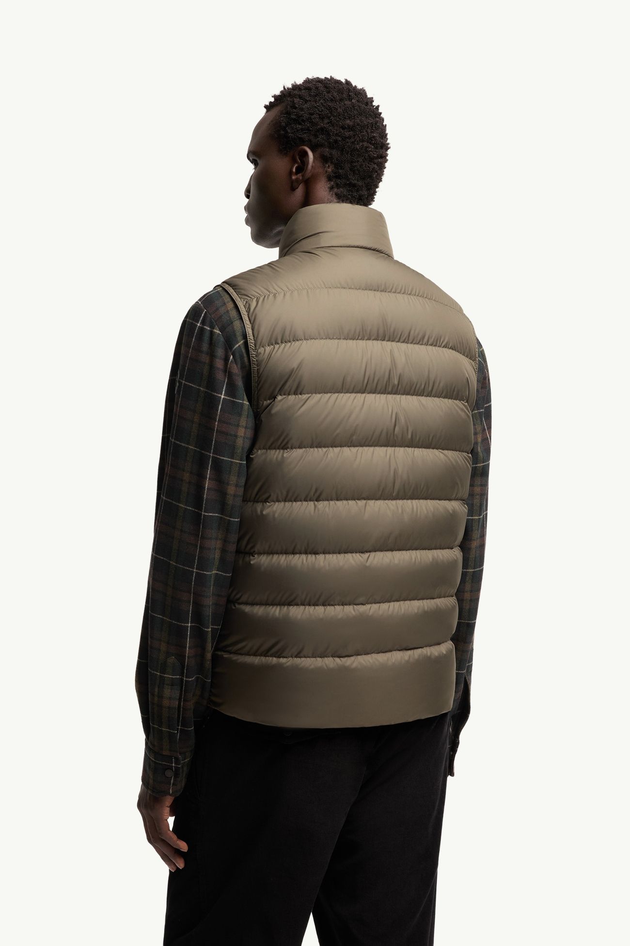 Treompan Down Vest Men Olive Green Moncler 4