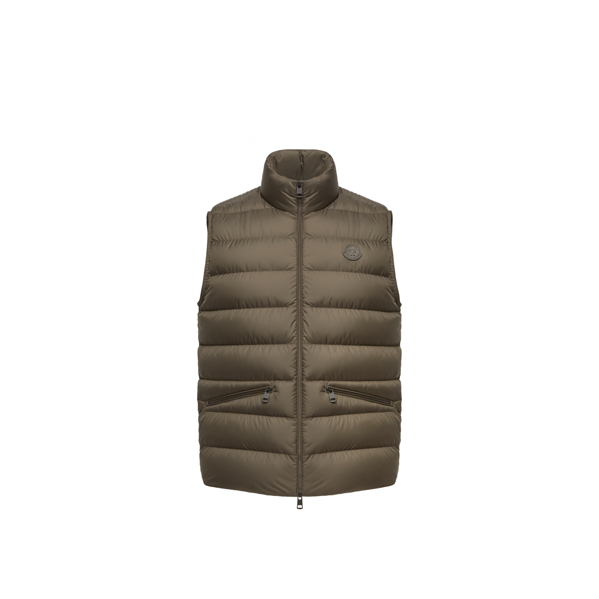 Moncler   Treompan Down Gilet for Men in Green, Size: 36