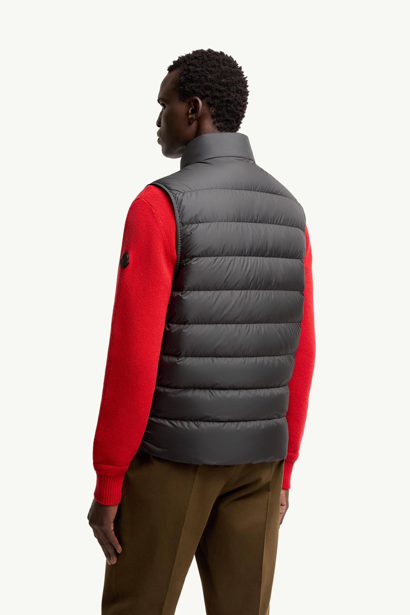 Black Treompan Down Gilet - Vests for Men | Moncler RO