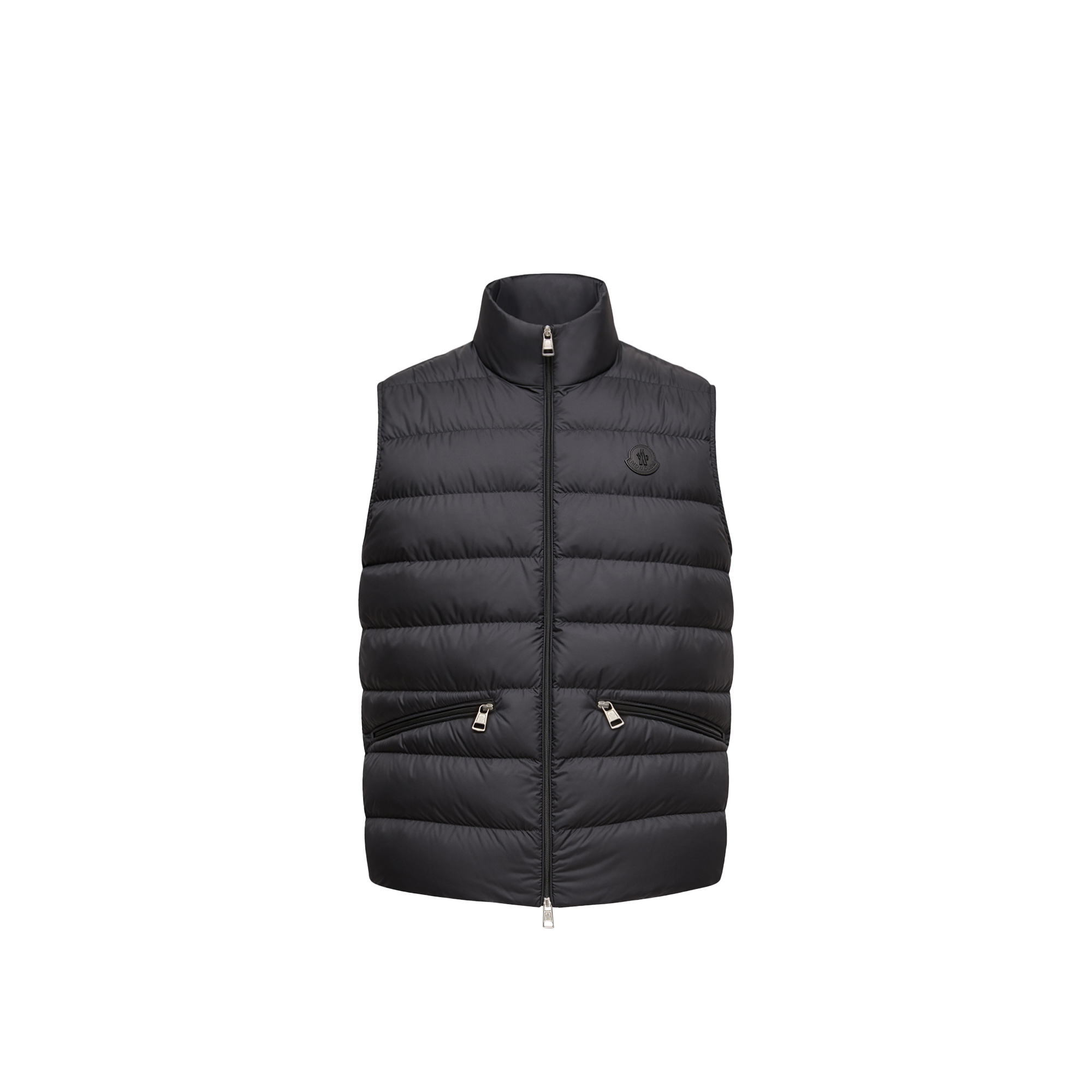 Moncler   Treompan Down Gilet for Men in Black, Size: 42