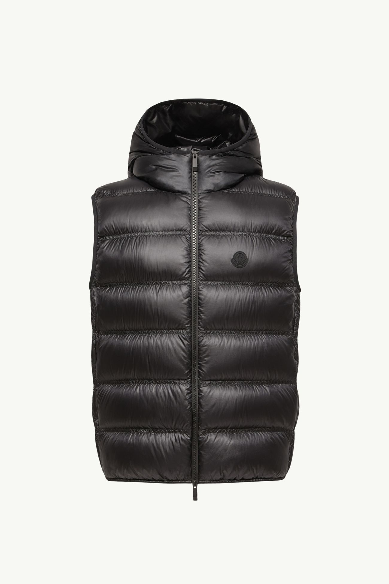 Gilet imbottito in piuma Panestrel Uomo Nero Moncler 2